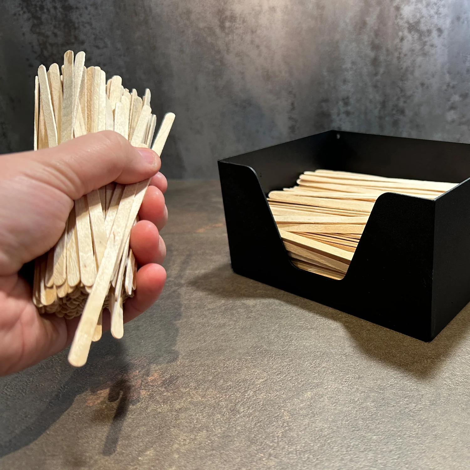 Okunaii™ Tabletop Coffee Stirrer & Stir Stick Holder - Image 10