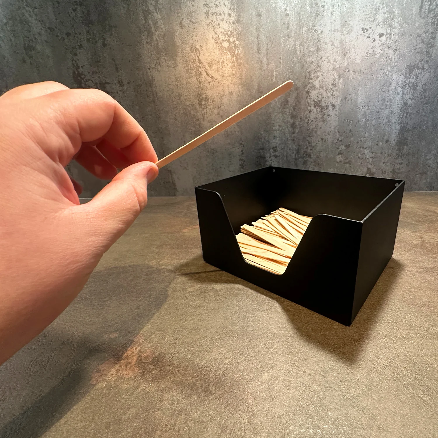 Okunaii™ Tabletop Coffee Stirrer & Stir Stick Holder - Image 15