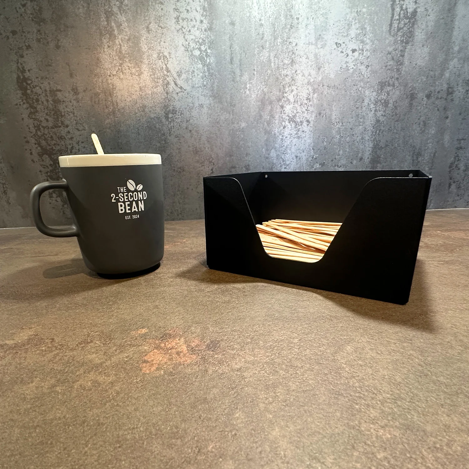 Okunaii™ Tabletop Coffee Stirrer & Stir Stick Holder - Image 16