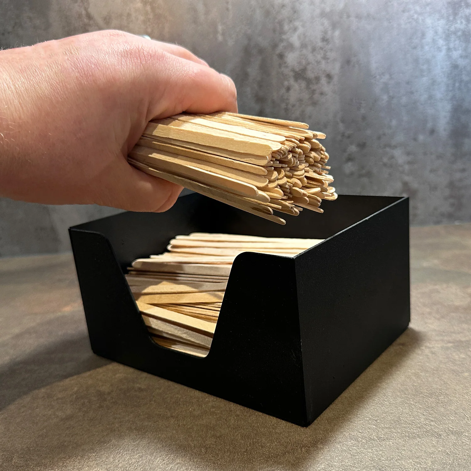 Okunaii™ Tabletop Coffee Stirrer & Stir Stick Holder - Image 7