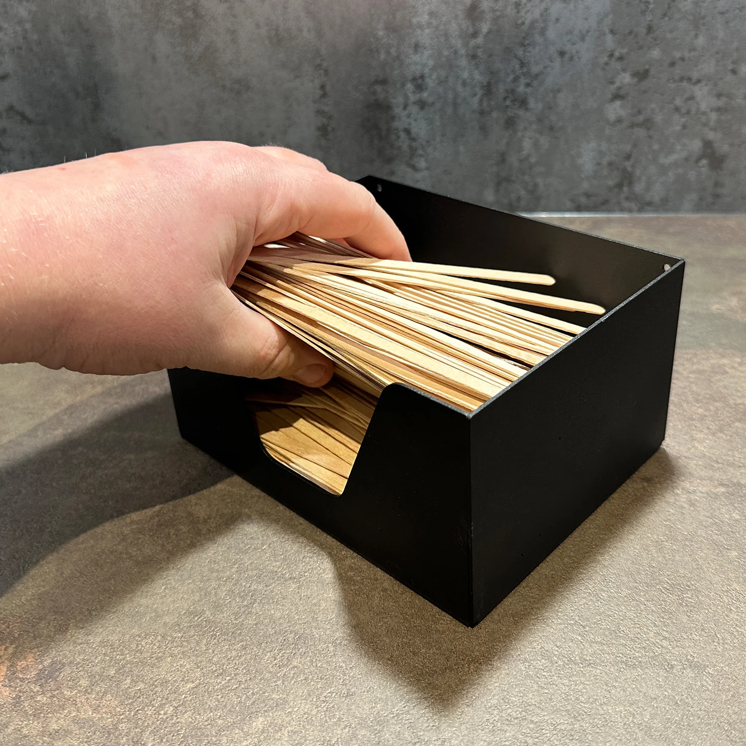 Okunaii™ Tabletop Coffee Stirrer & Stir Stick Holder - Image 9