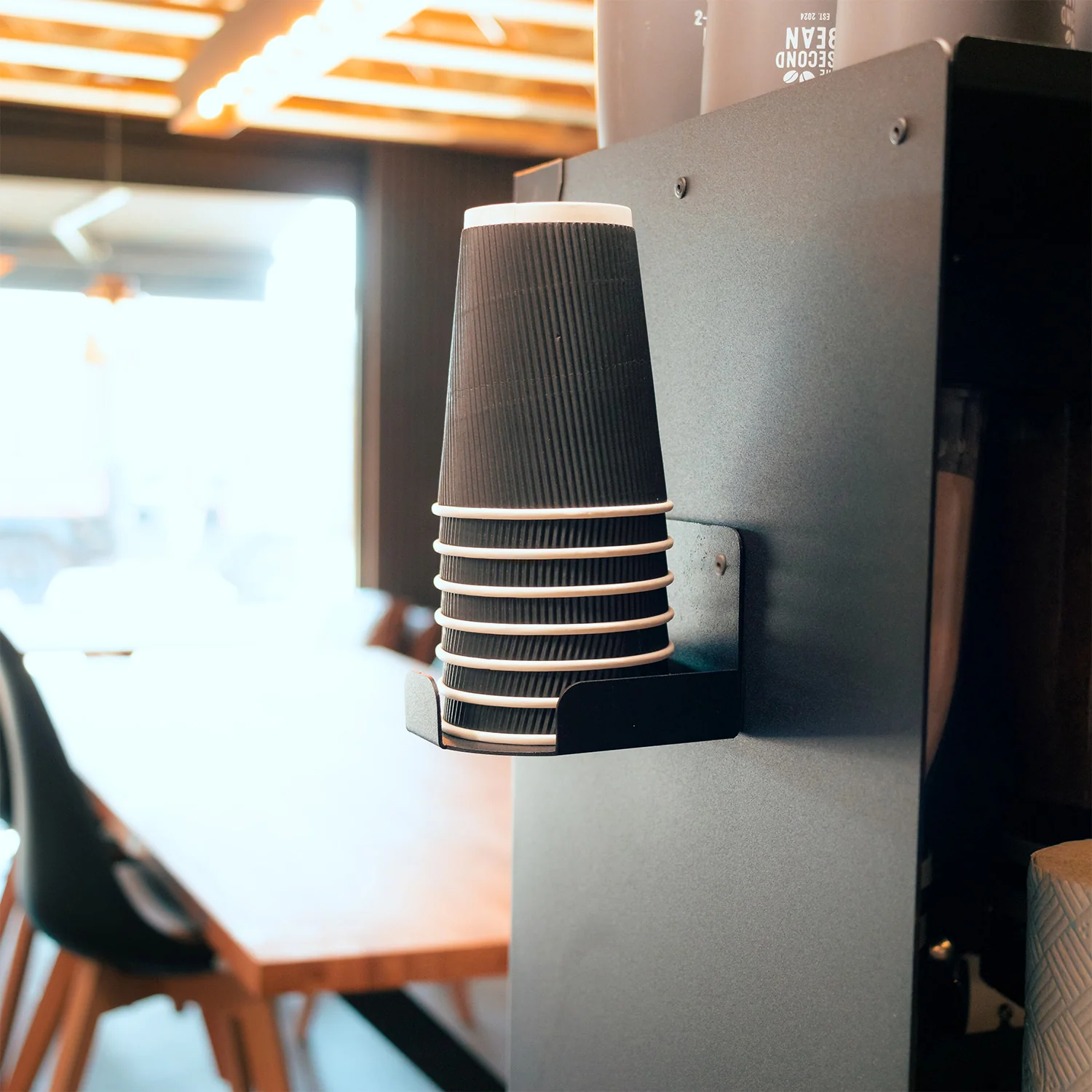 Okunaii™ Wall Mount Disposable Coffee Cup Storage Holder - Image 3