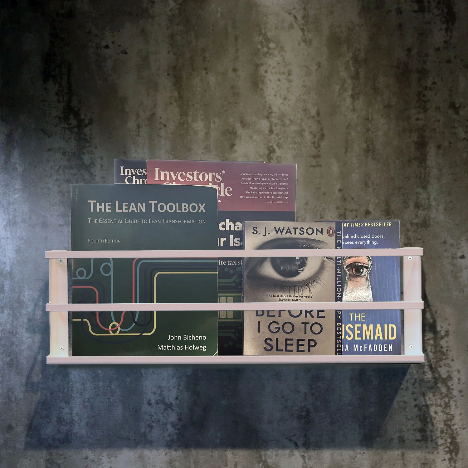 Okunaii™ Chapter Wall Mount Magazine Rack & Storage Organiser - Image 5