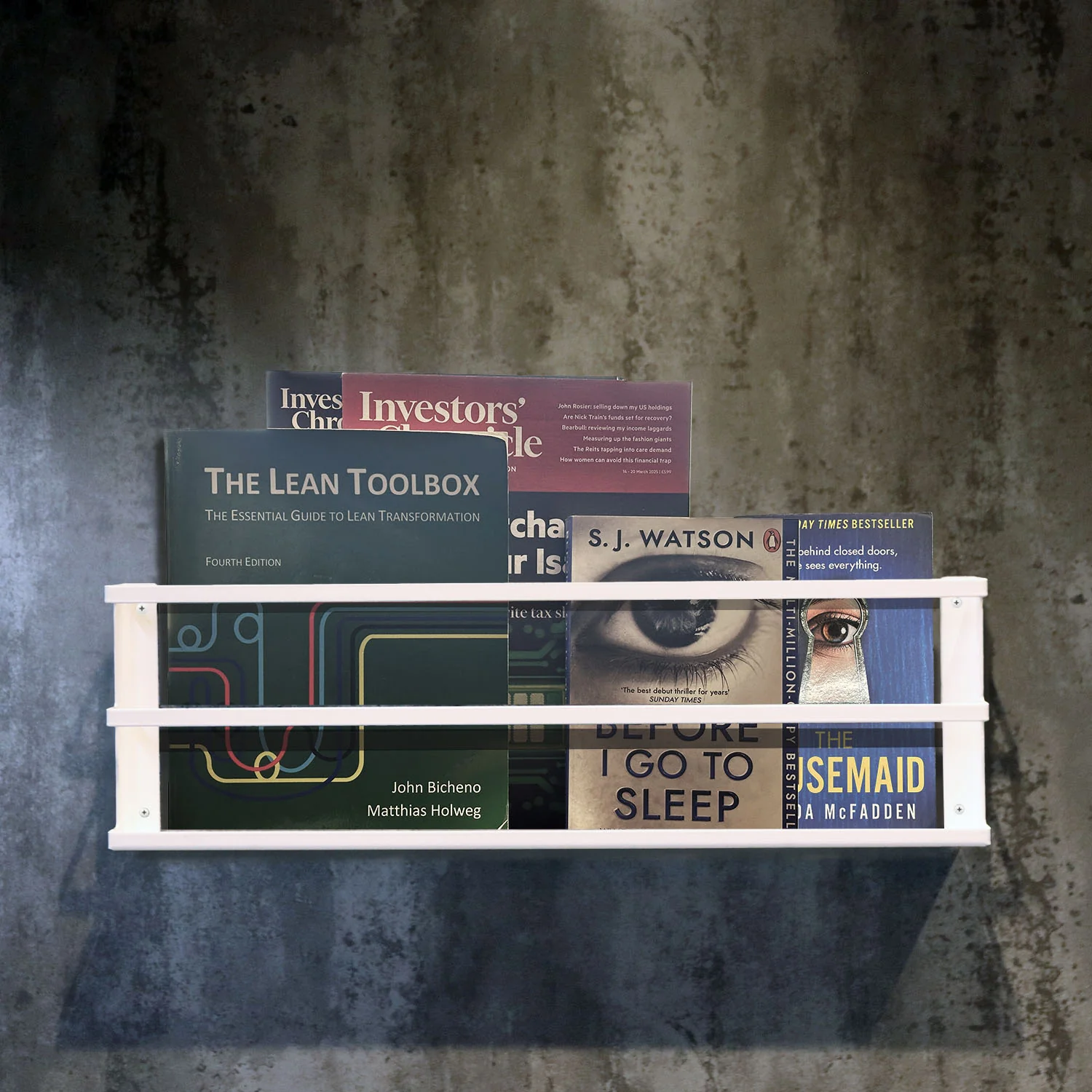 Okunaii™ Chapter Wall Mount Magazine Rack & Storage Organiser - Image 7