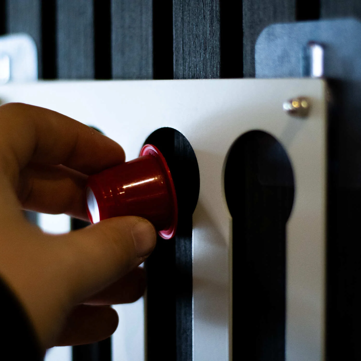 Okunaii™ Wall Mount Nespresso Coffee Pod Holder (40 Pod Capacity) - Image 5