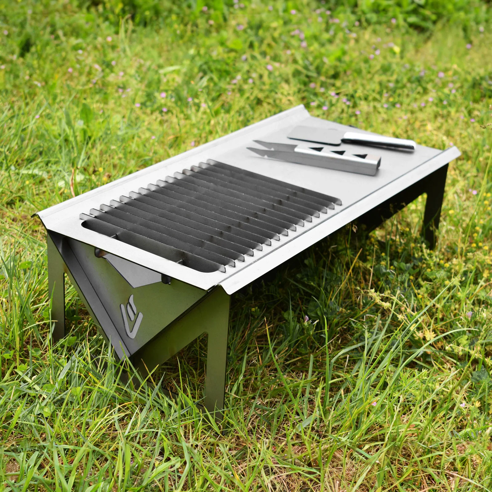 Volcann™ Large Flat-Pack Portable BBQ & Cook Top - Image 4