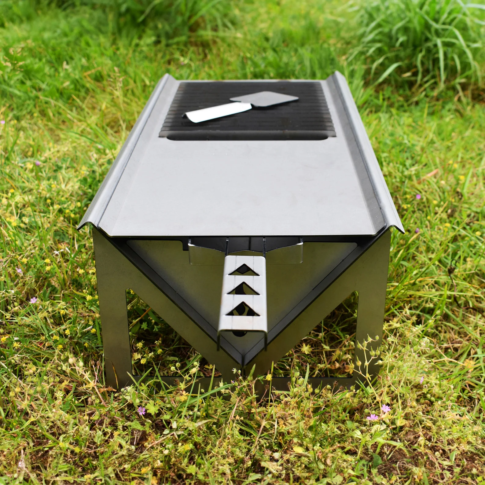 Volcann™ Large Flat-Pack Portable BBQ & Cook Top - Image 5