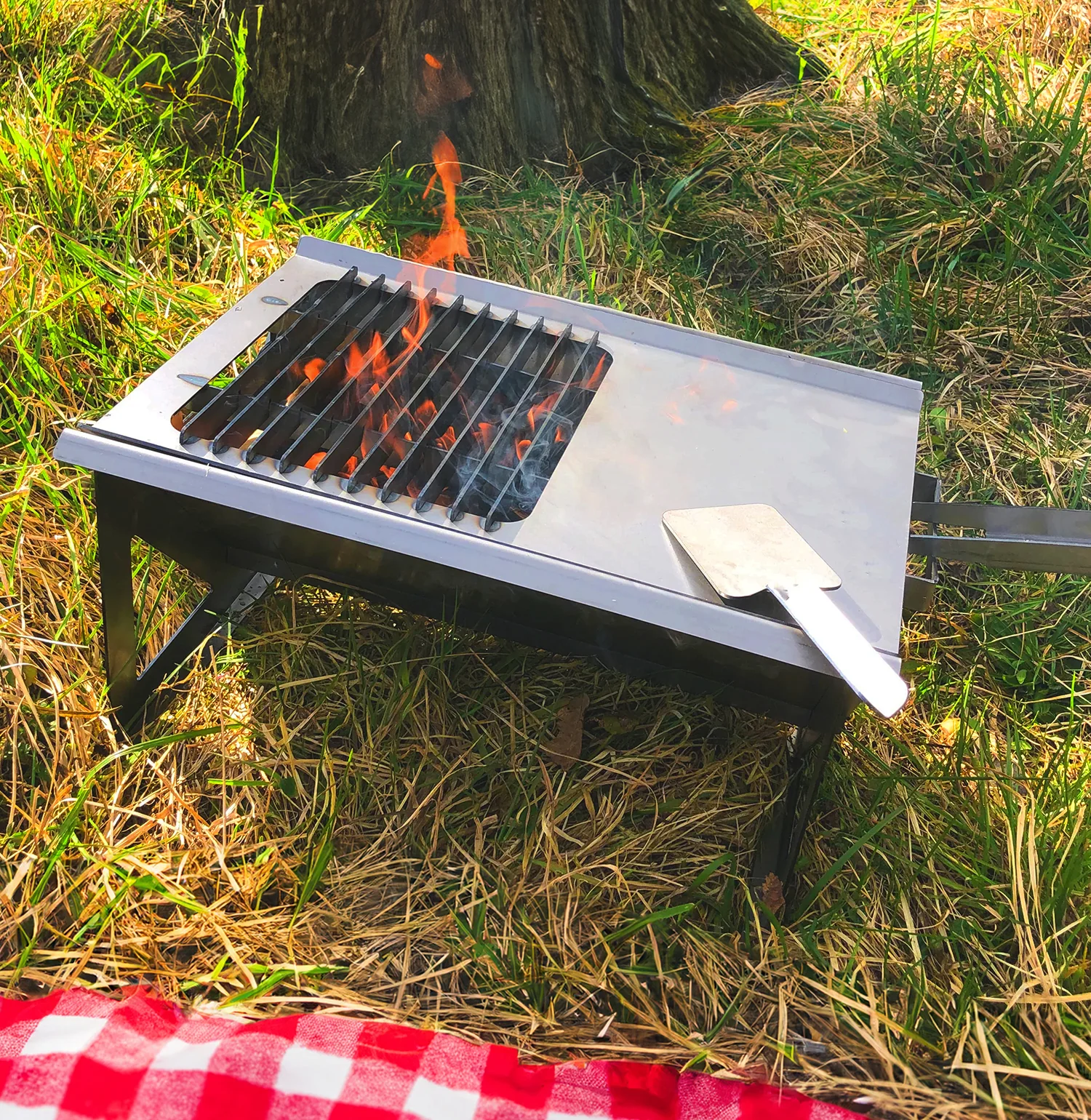 Volcann™ Flatpack Portable BBQ & Cooktop - Image 7