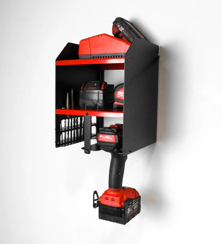MegaMaxx UK™ Drill Storage Shelf (2 Tool Slot) - Image 10