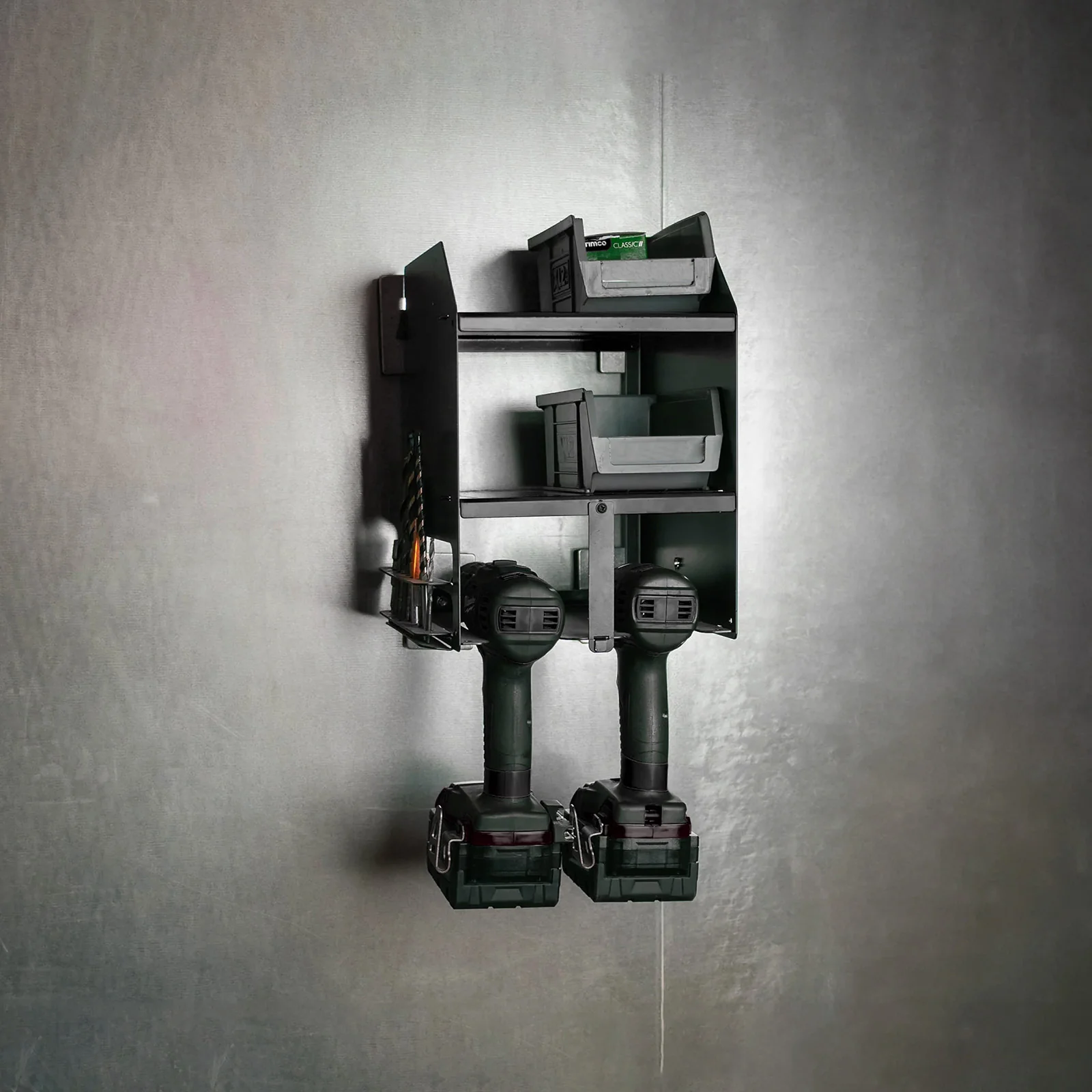 MegaMaxx UK™ Drill Storage Shelf (2 Tool Slot) - Image 11