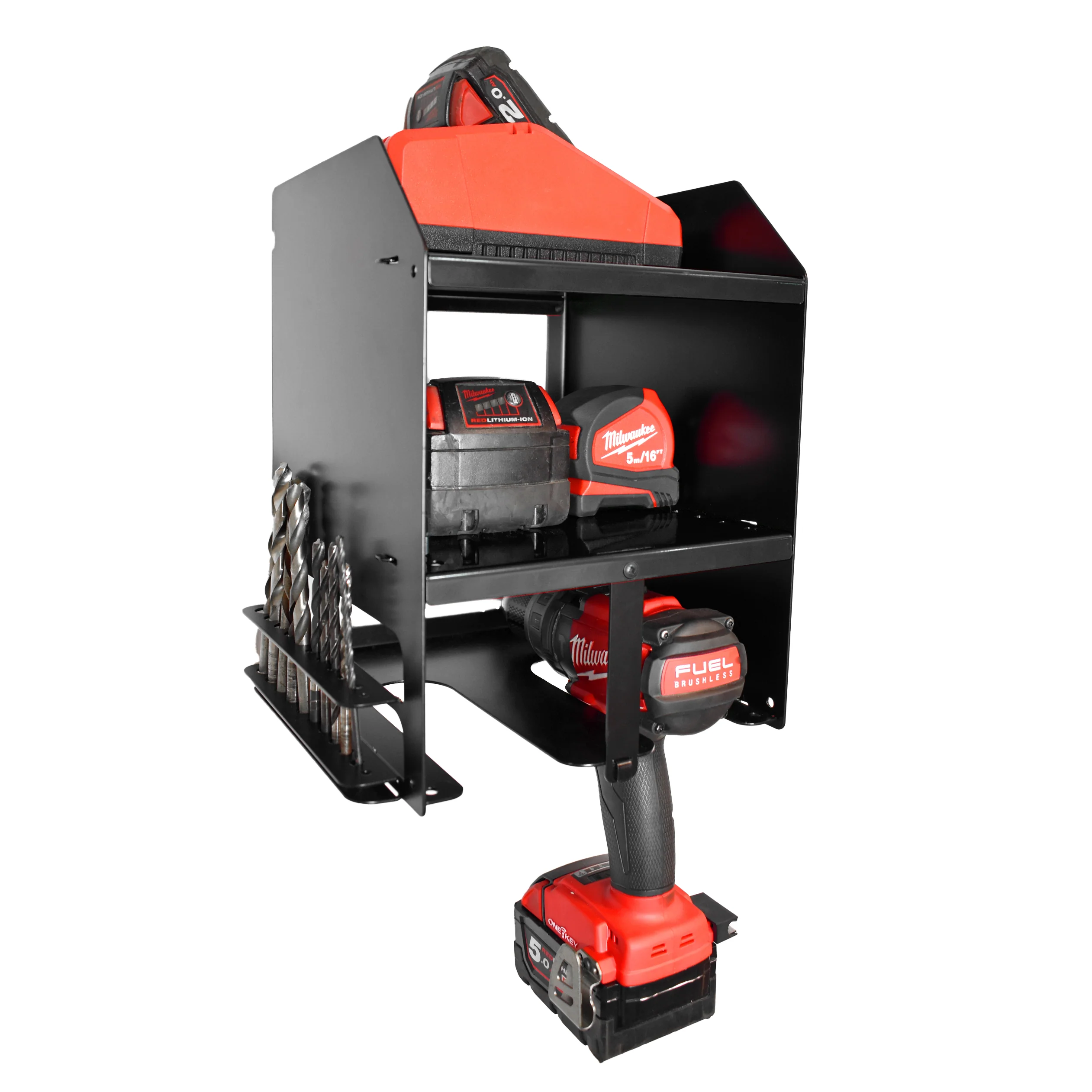 MegaMaxx UK™ Drill Storage Shelf (2 Tool Slot) - Image 12