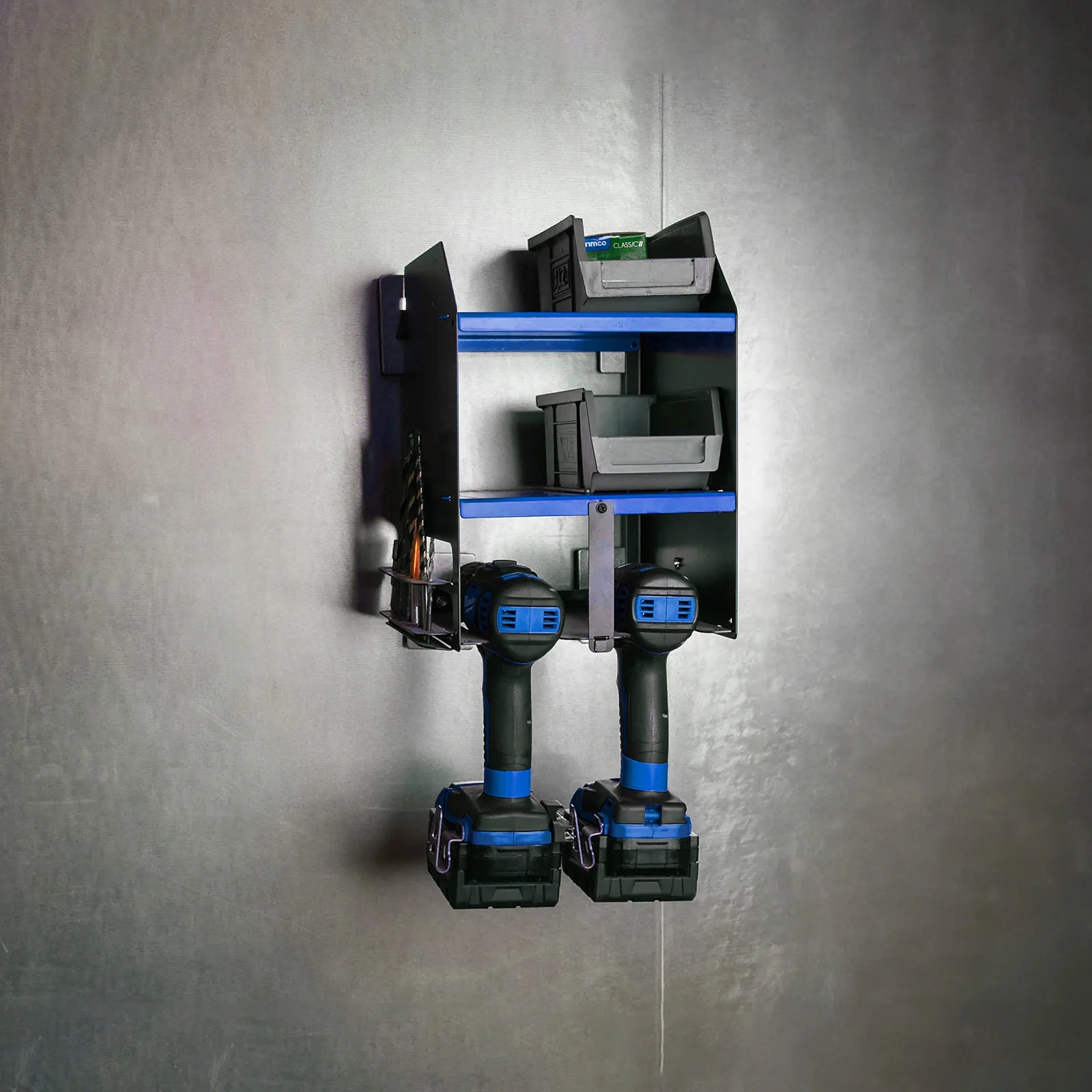 MegaMaxx UK™ Drill Storage Shelf (2 Tool Slot) - Image 16