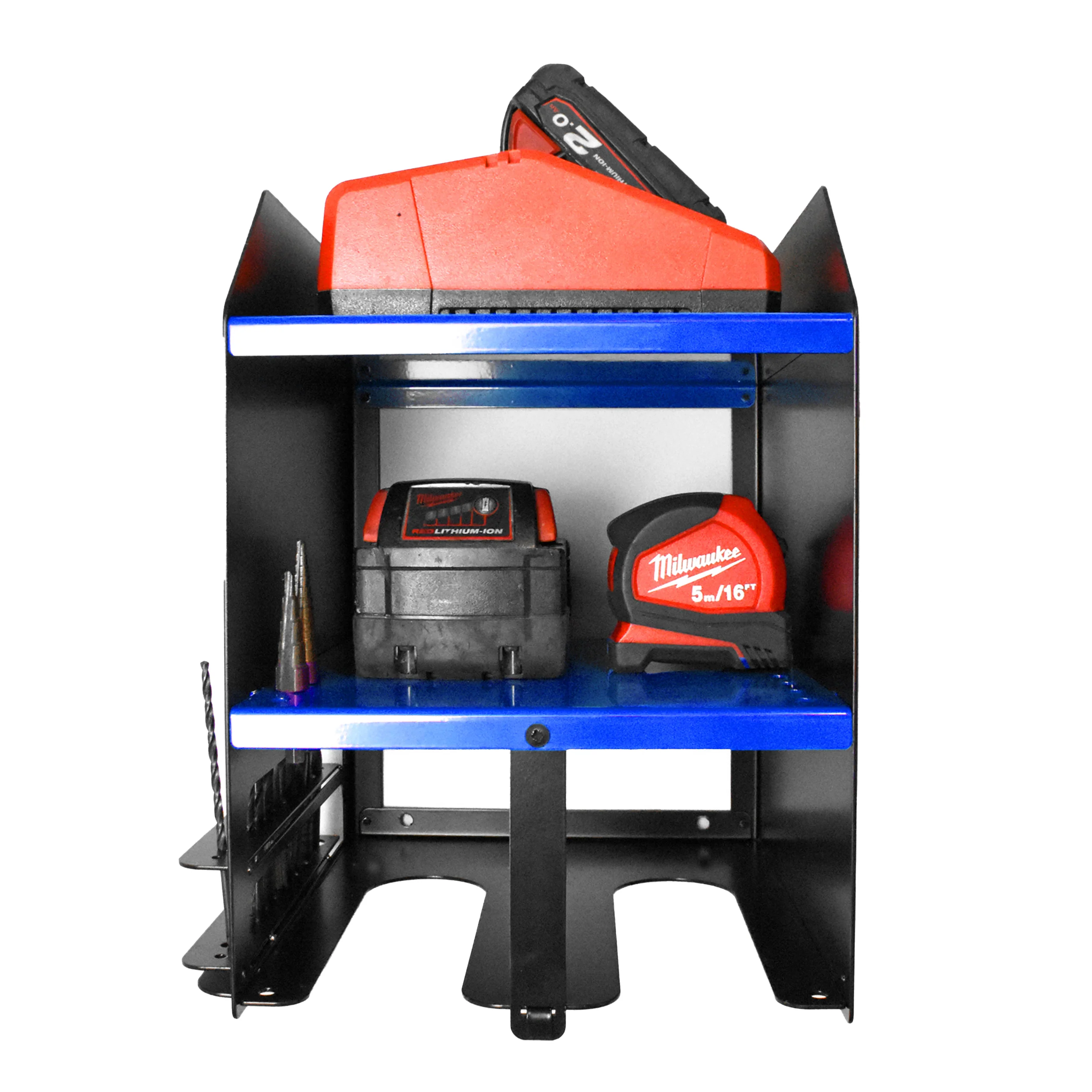 MegaMaxx UK™ Drill Storage Shelf (2 Tool Slot) - Image 18