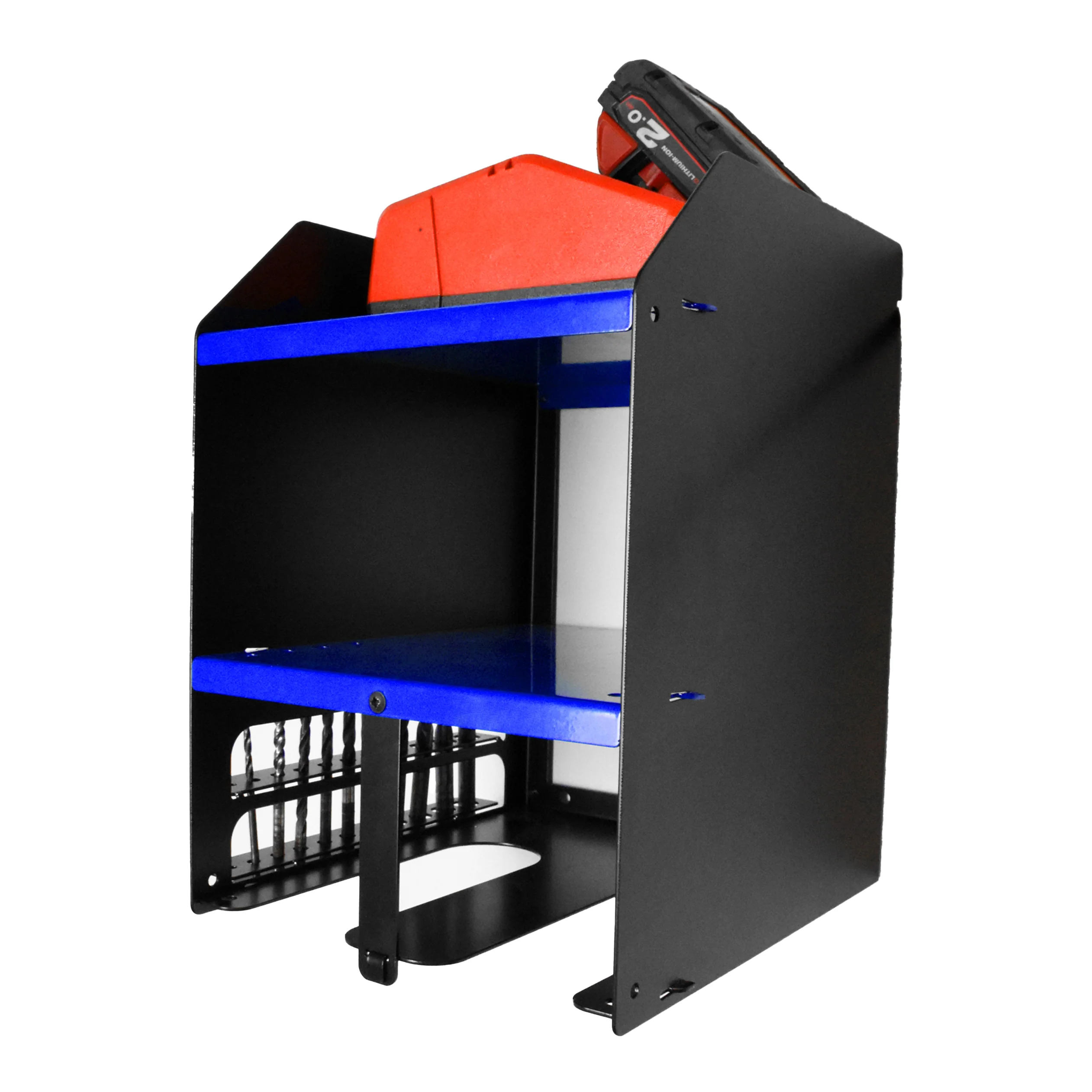 MegaMaxx UK™ Drill Storage Shelf (2 Tool Slot) - Image 19