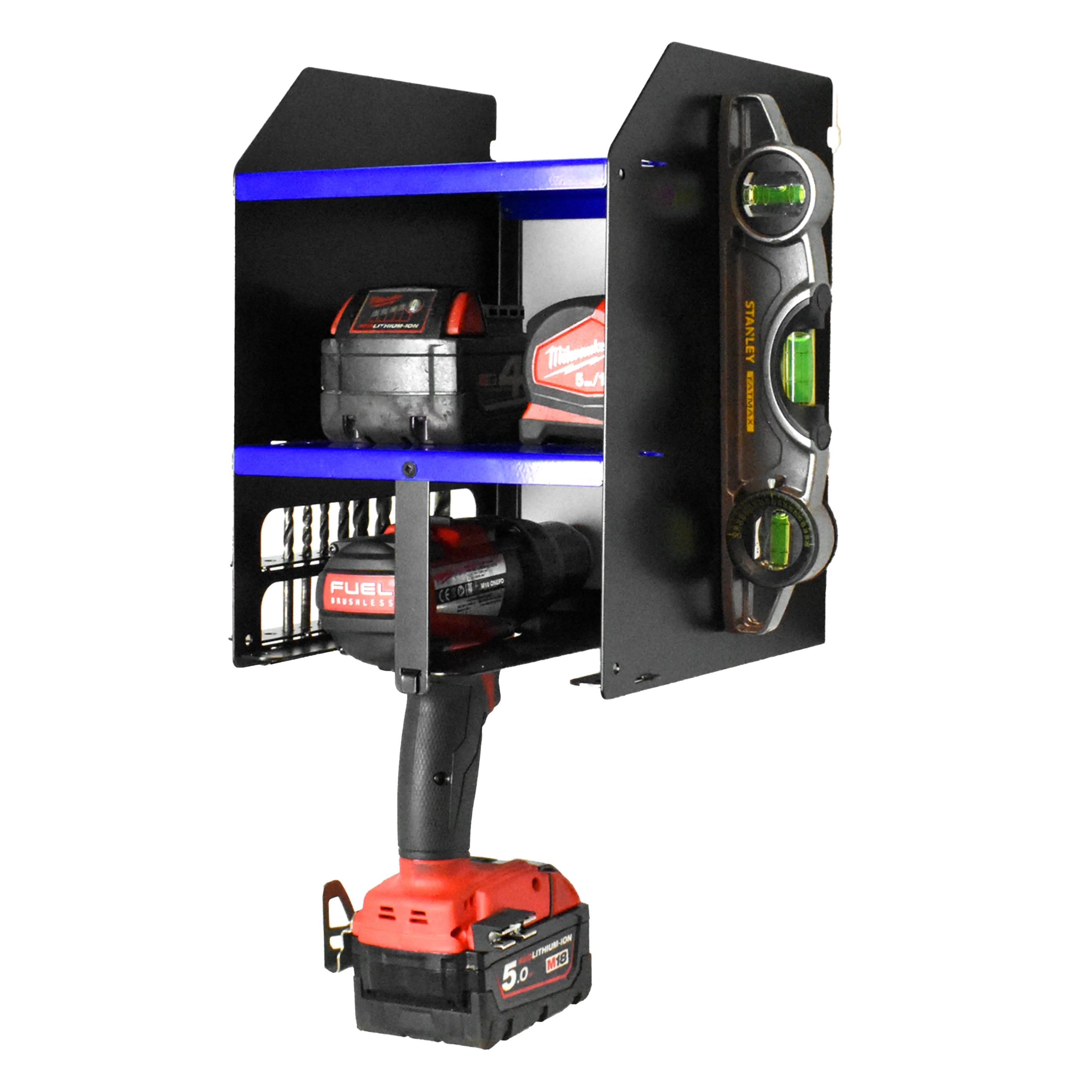 MegaMaxx UK™ Drill Storage Shelf (2 Tool Slot) - Image 20