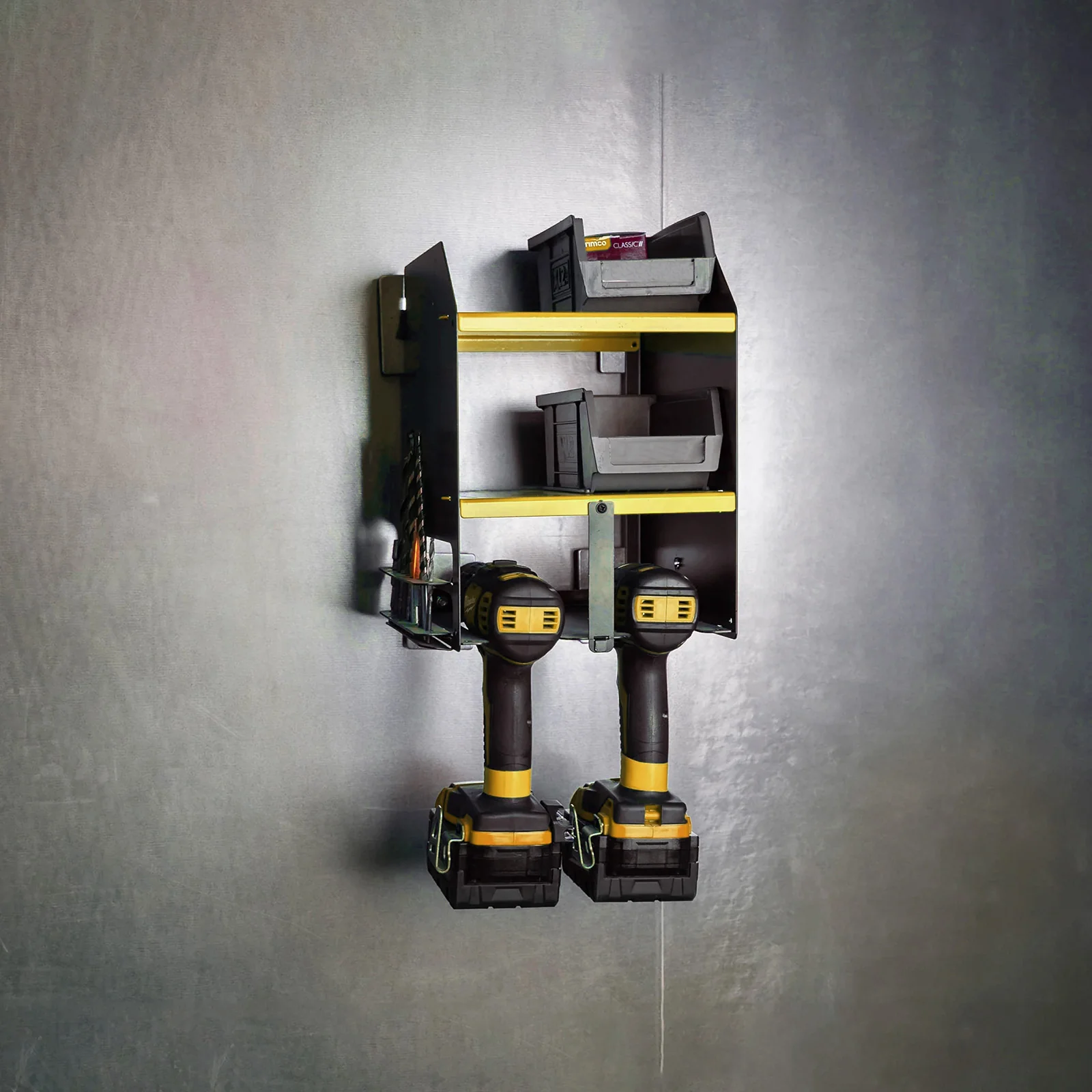 MegaMaxx UK™ Drill Storage Shelf (2 Tool Slot) - Image 21