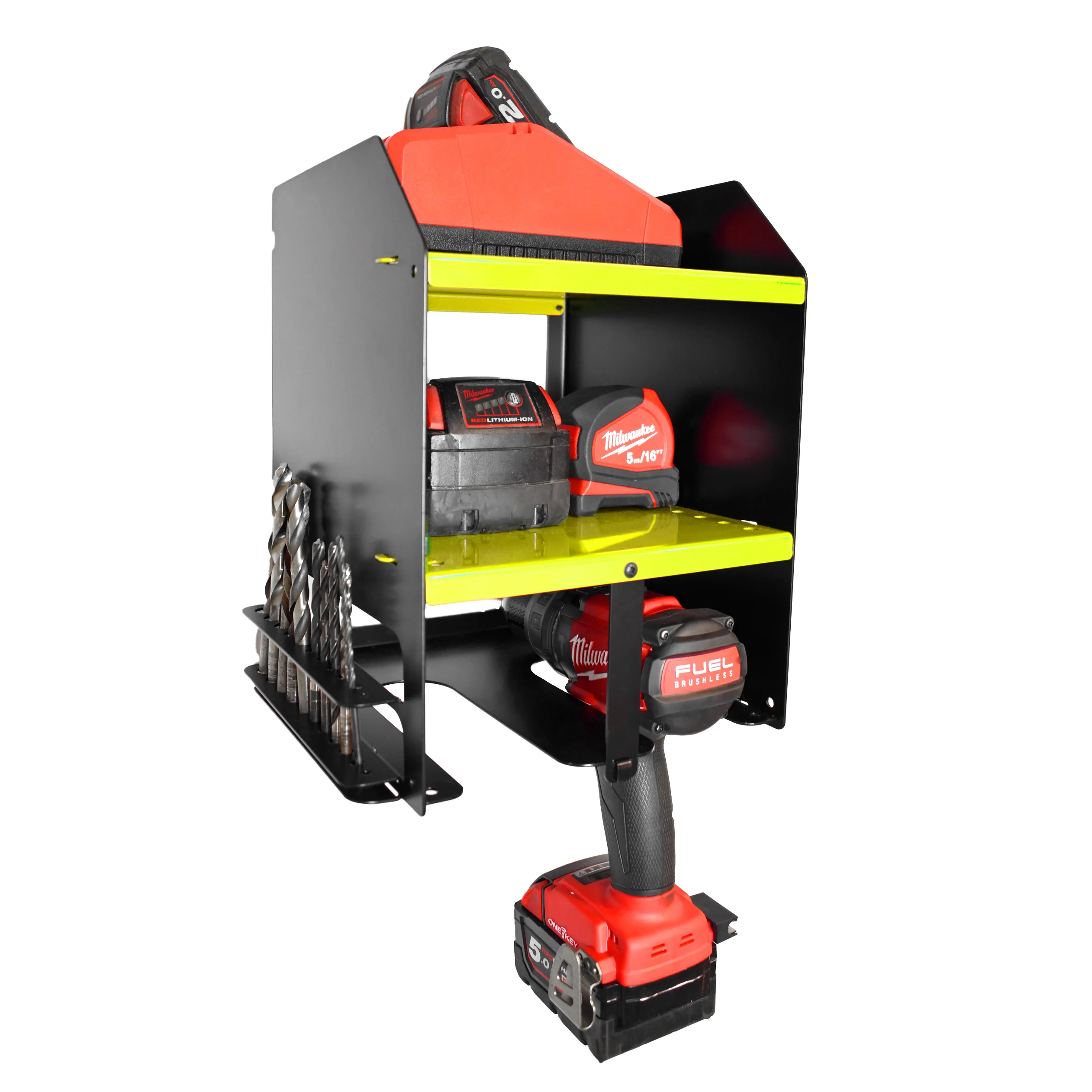 MegaMaxx UK™ Drill Storage Shelf (2 Tool Slot) - Image 22