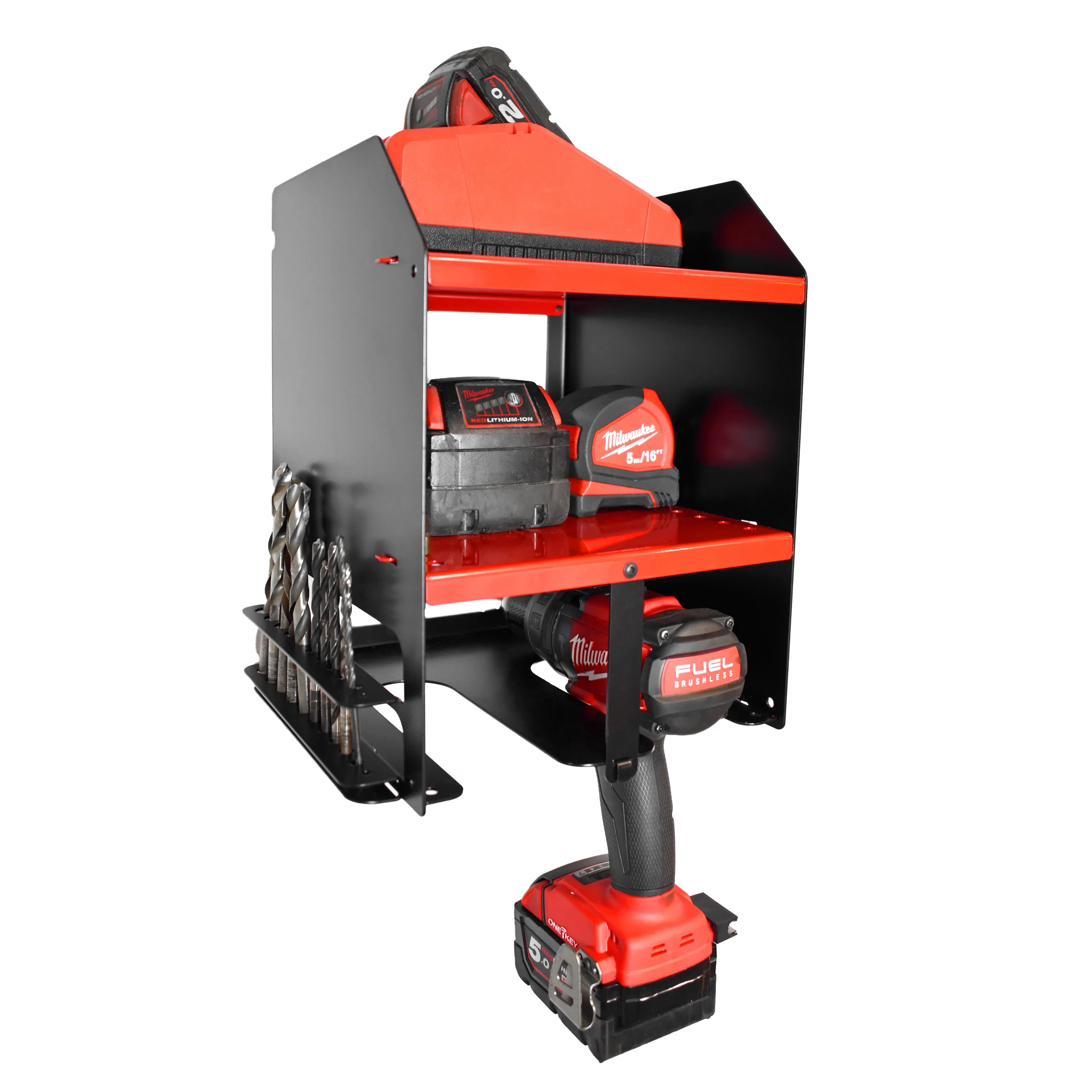 MegaMaxx UK™ Drill Storage Shelf (2 Tool Slot) - Image 25