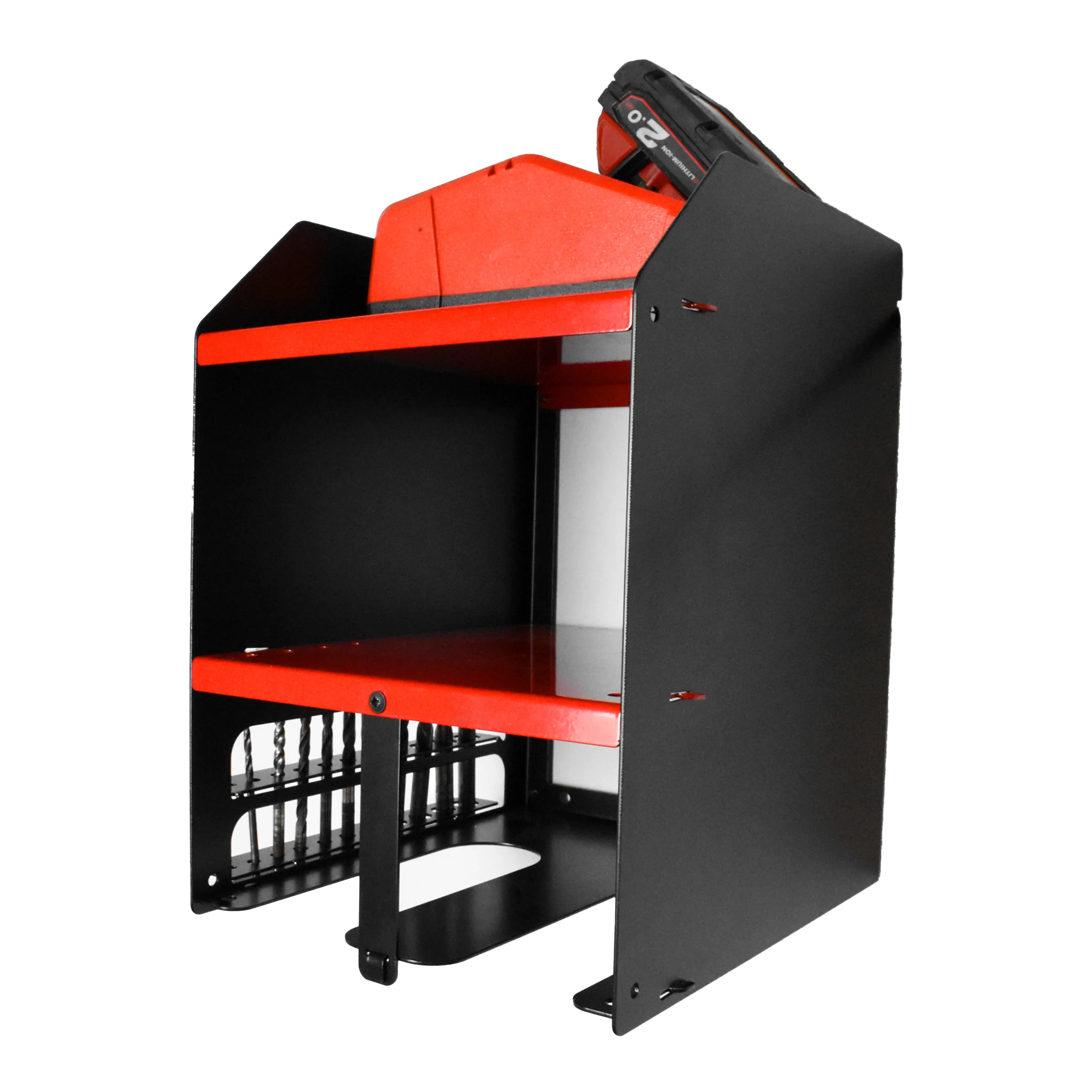 MegaMaxx UK™ Drill Storage Shelf (2 Tool Slot) - Image 26