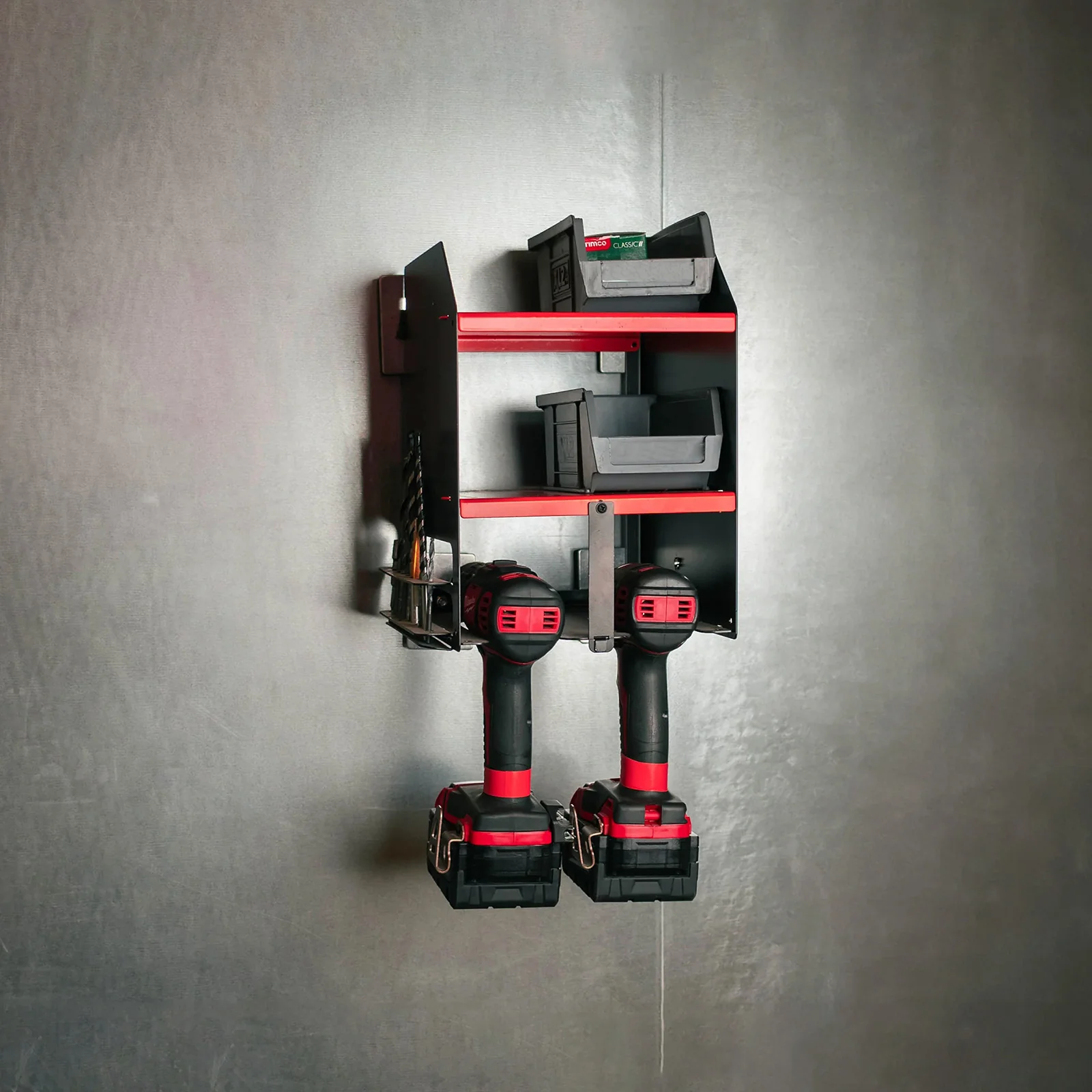 MegaMaxx UK™ Drill Storage Shelf (2 Tool Slot) - Image 5