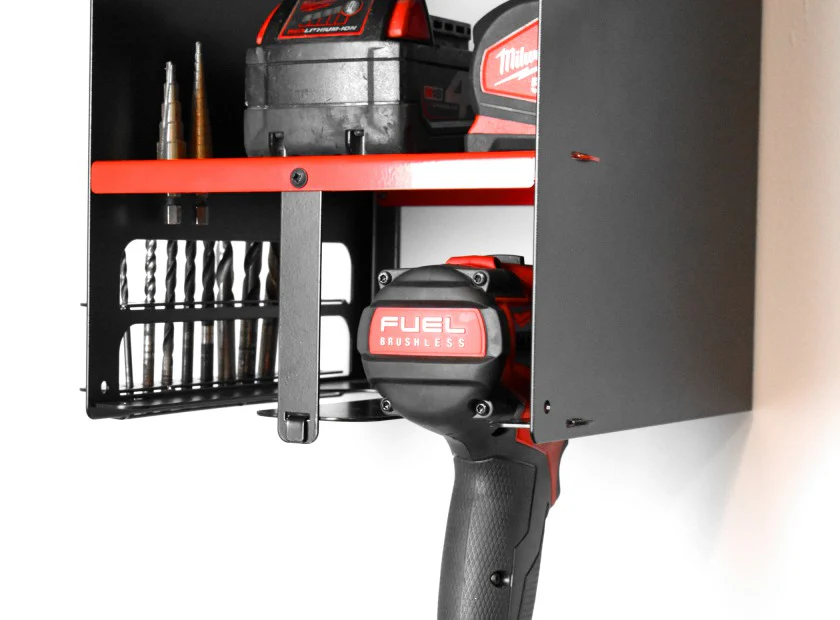 MegaMaxx UK™ Drill Storage Shelf (2 Tool Slot) - Image 9