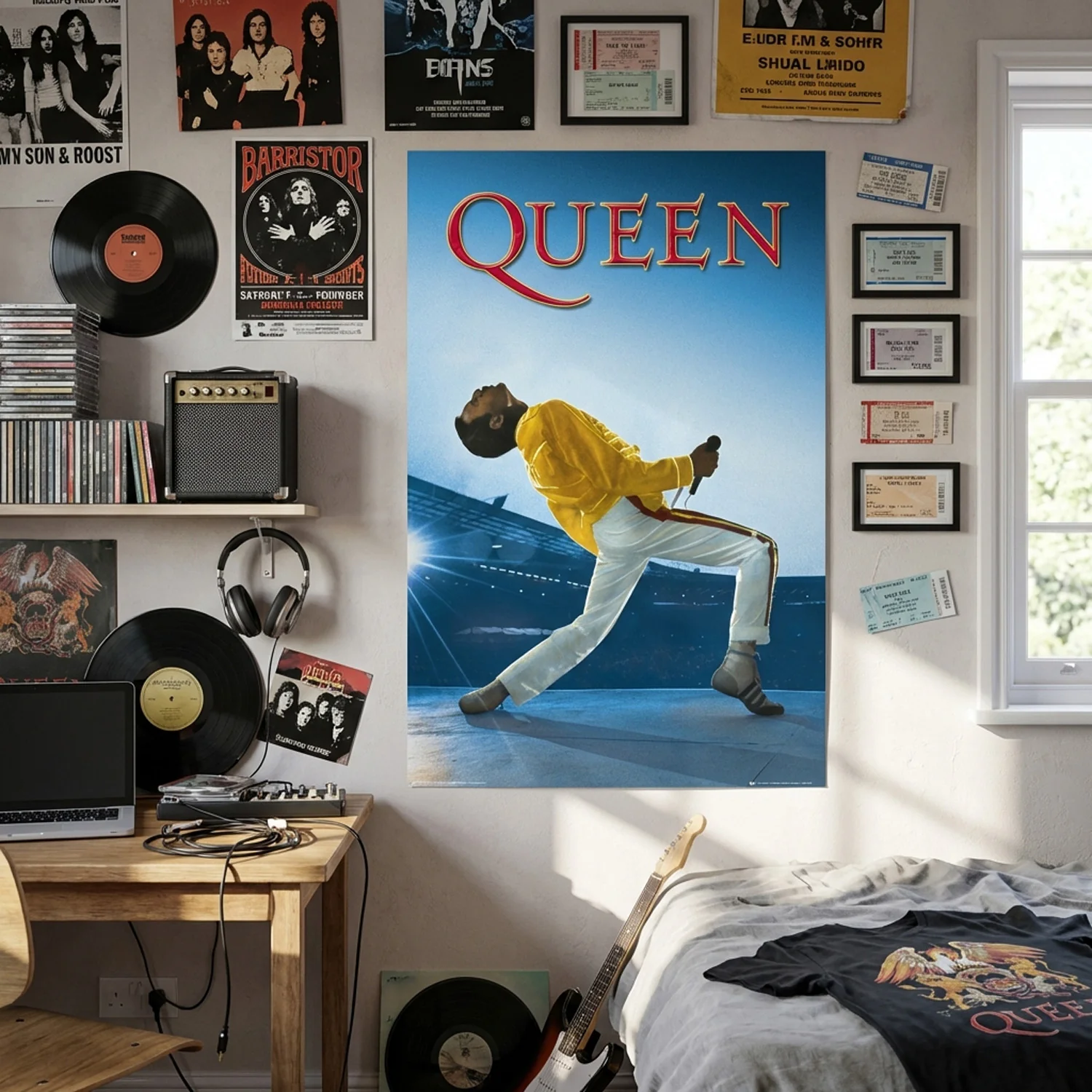 Queen "Live at Wembley" Poster - Image 4