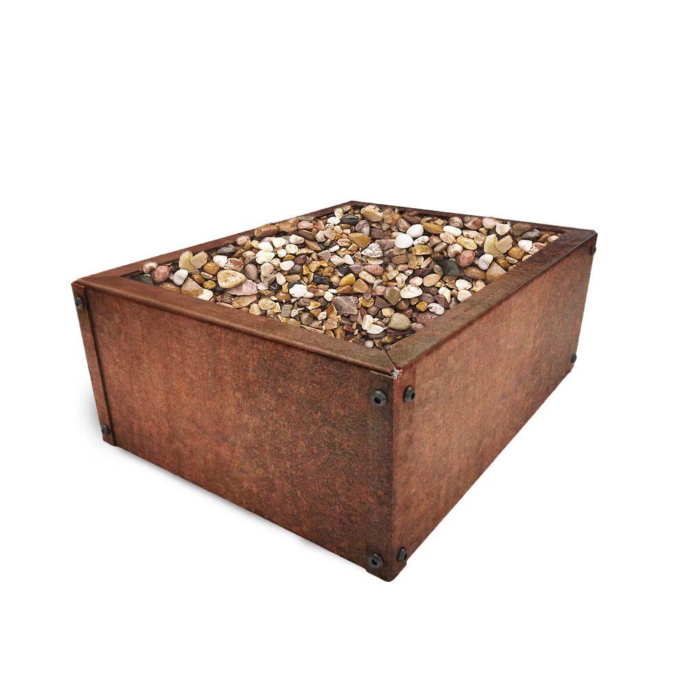 Rectangular Rustic Steel Flat Pack Garden Planter - Image 19