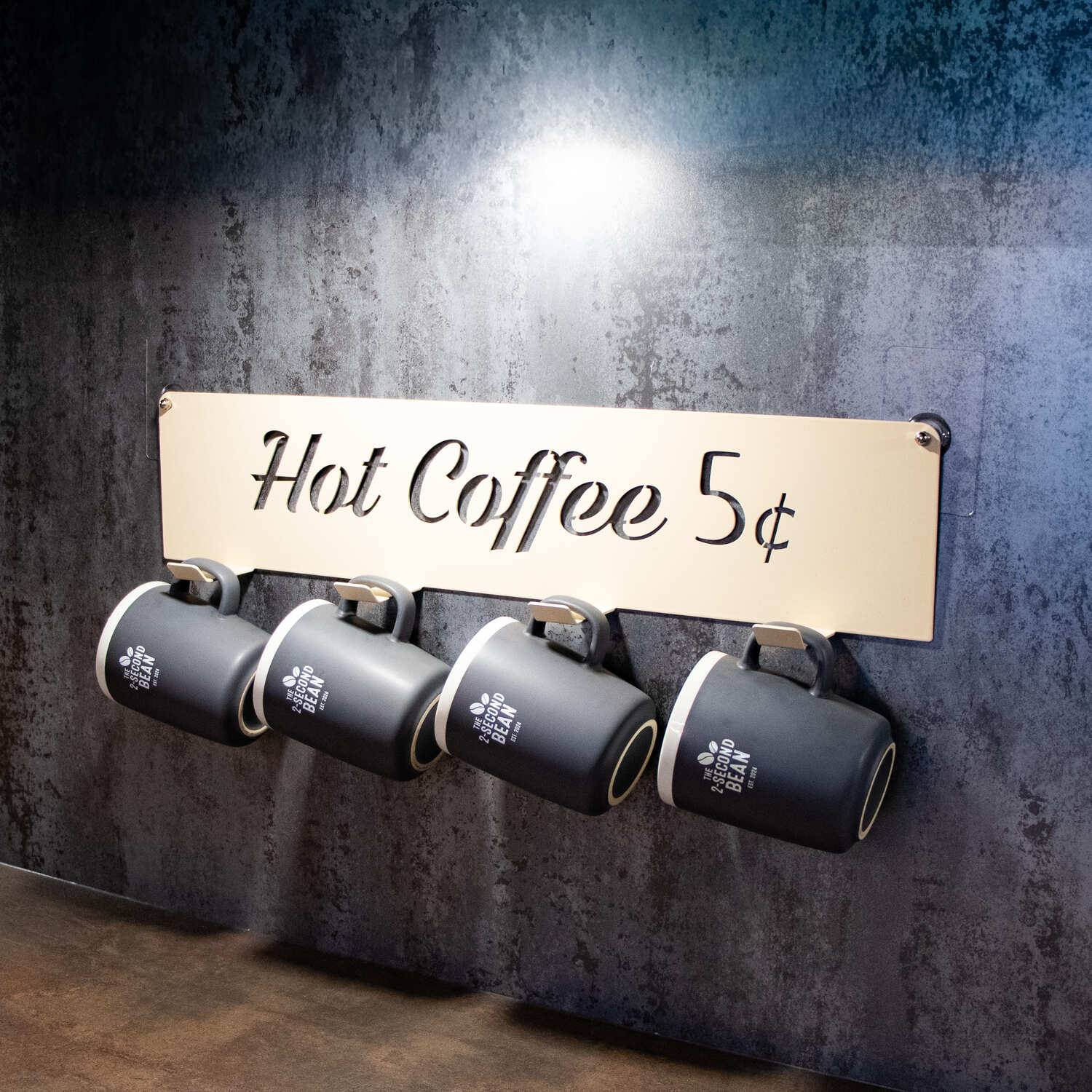 Okunaii™ Retro Americana Wall Mount Coffee Mug Holder - Image 13