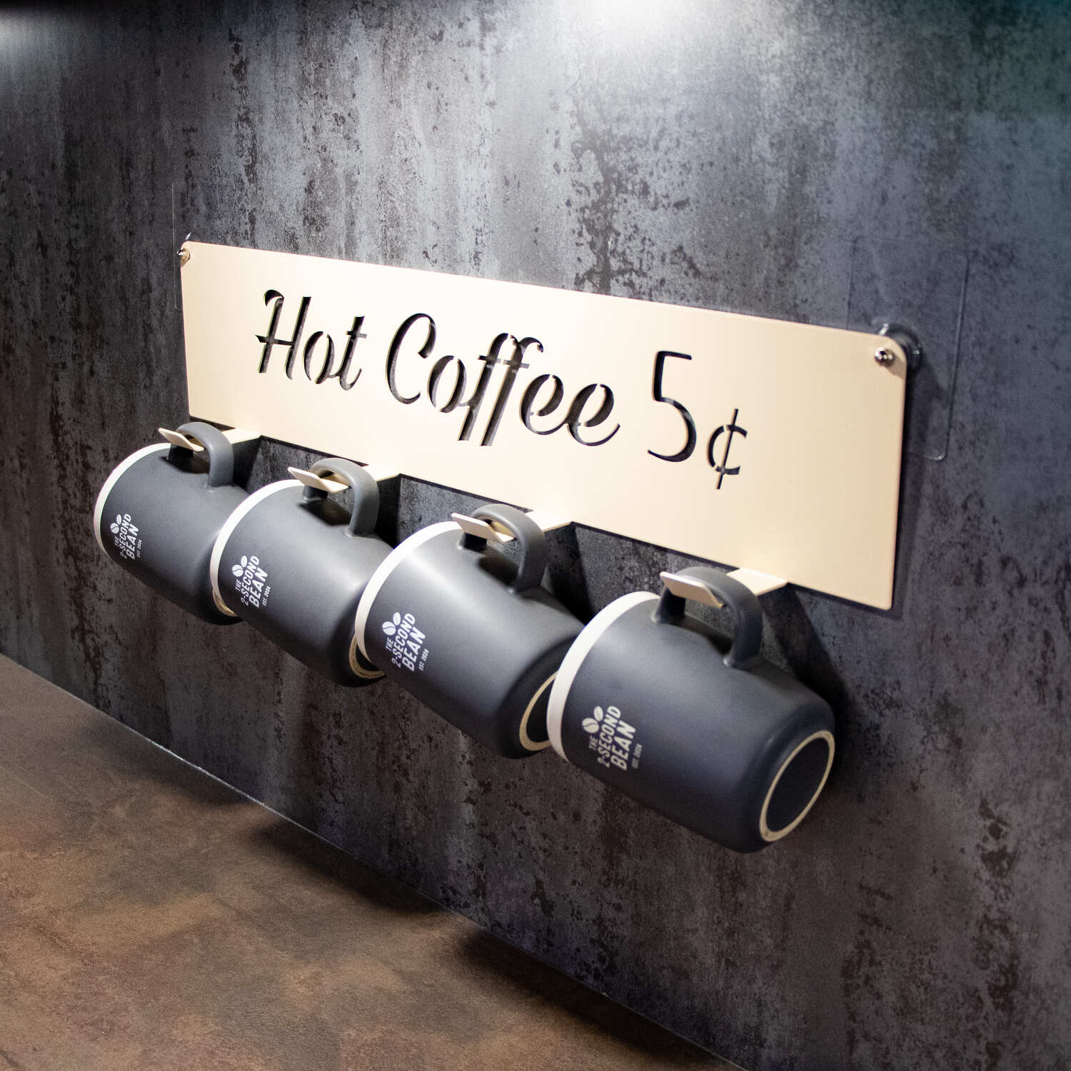 Okunaii™ Retro Americana Wall Mount Coffee Mug Holder - Image 17