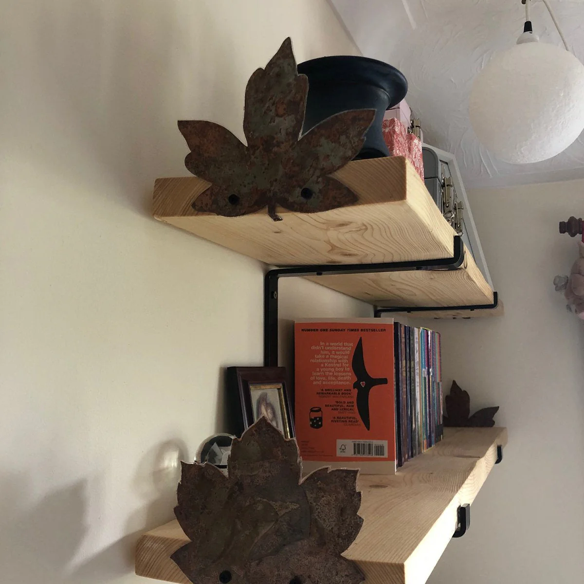 Bellamy Decorative Rustic Metal Leaves Decorations - Image 7