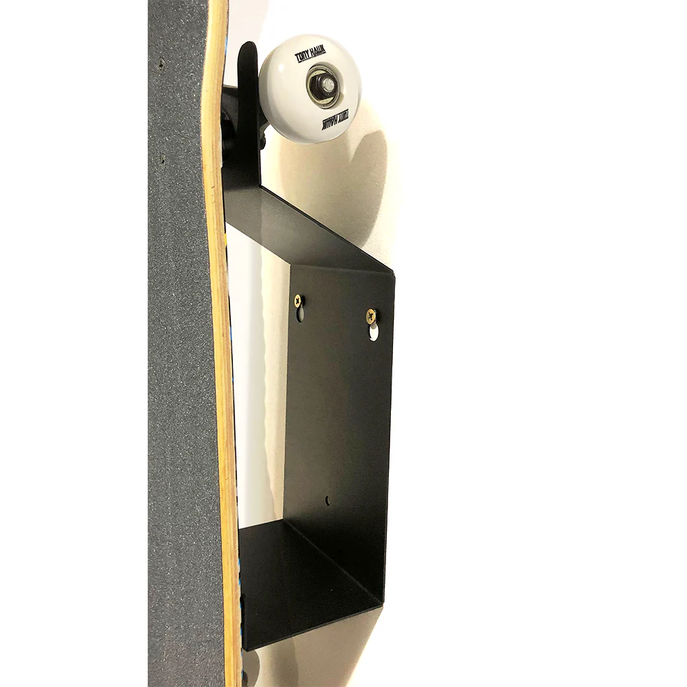 BlackSteel™ Skateboard Wall Mount Display Bracket (1 Board) - Image 4