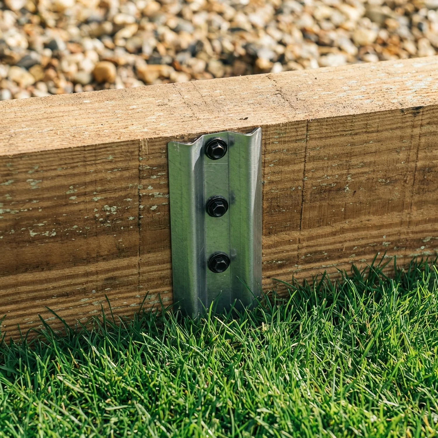 SleeperFit Basic Stake Railway Sleeper Bracket - Image 4
