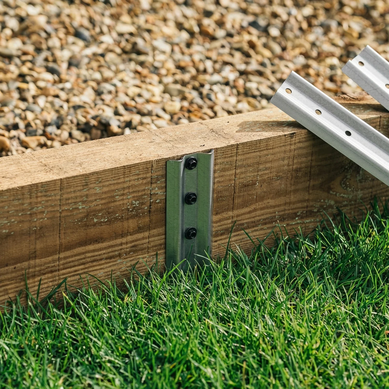 SleeperFit Basic Stake Railway Sleeper Bracket - Image 8