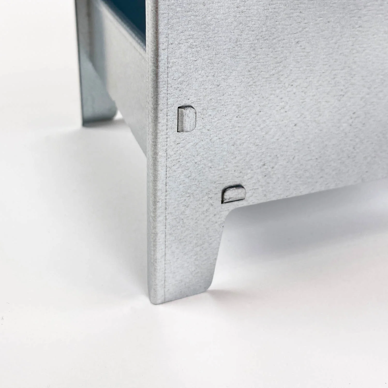 Small Chicken & Poultry Galvanised Feeder with Roof - Image 8