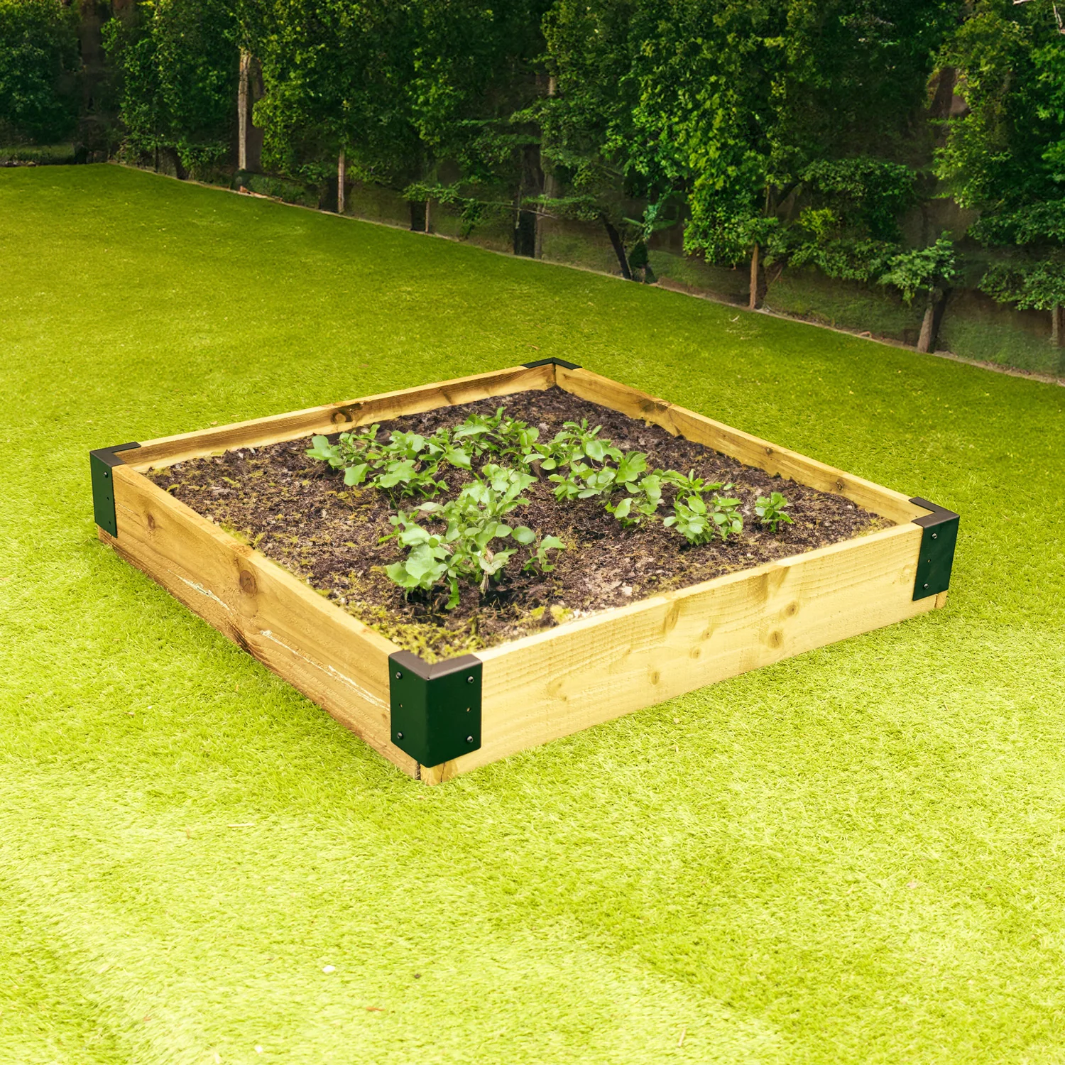 Small External Corner Railway Sleeper Brackets (Pack of 4 Brackets) - Image 3