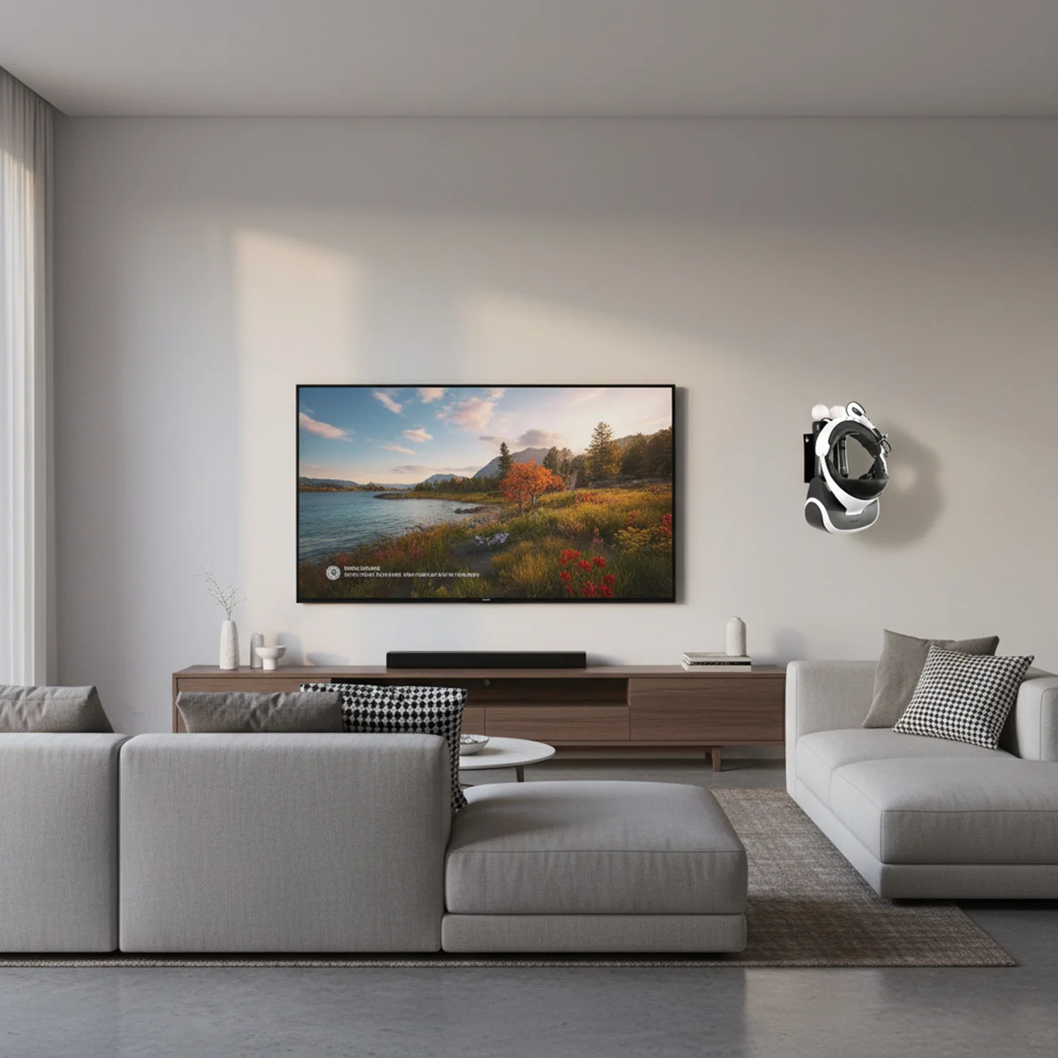 GameShieldz™ Sony PlayStation 4 PSVR Wall Mount Bracket for Headset & Move Controllers - Image 3