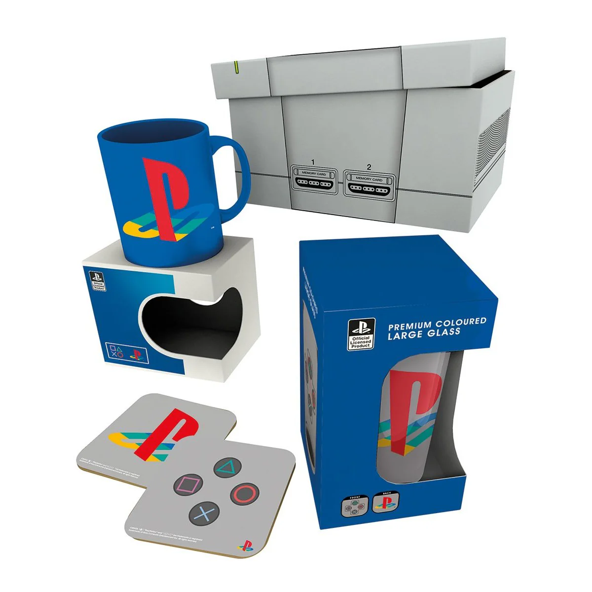 Sony PlayStation Classic Gift Set - Pint Glass, Mug & Coasters - Image 3
