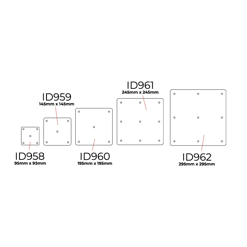 Multi-Purpose Square Railway Sleeper Brackets (5 Sizes Available) - Image 17
