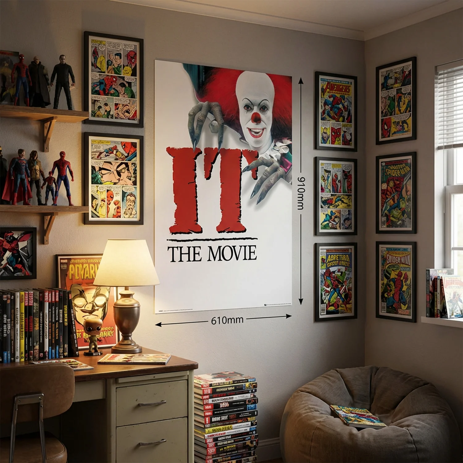 Stephen King's IT 1990 Movie Film Poster - Image 3