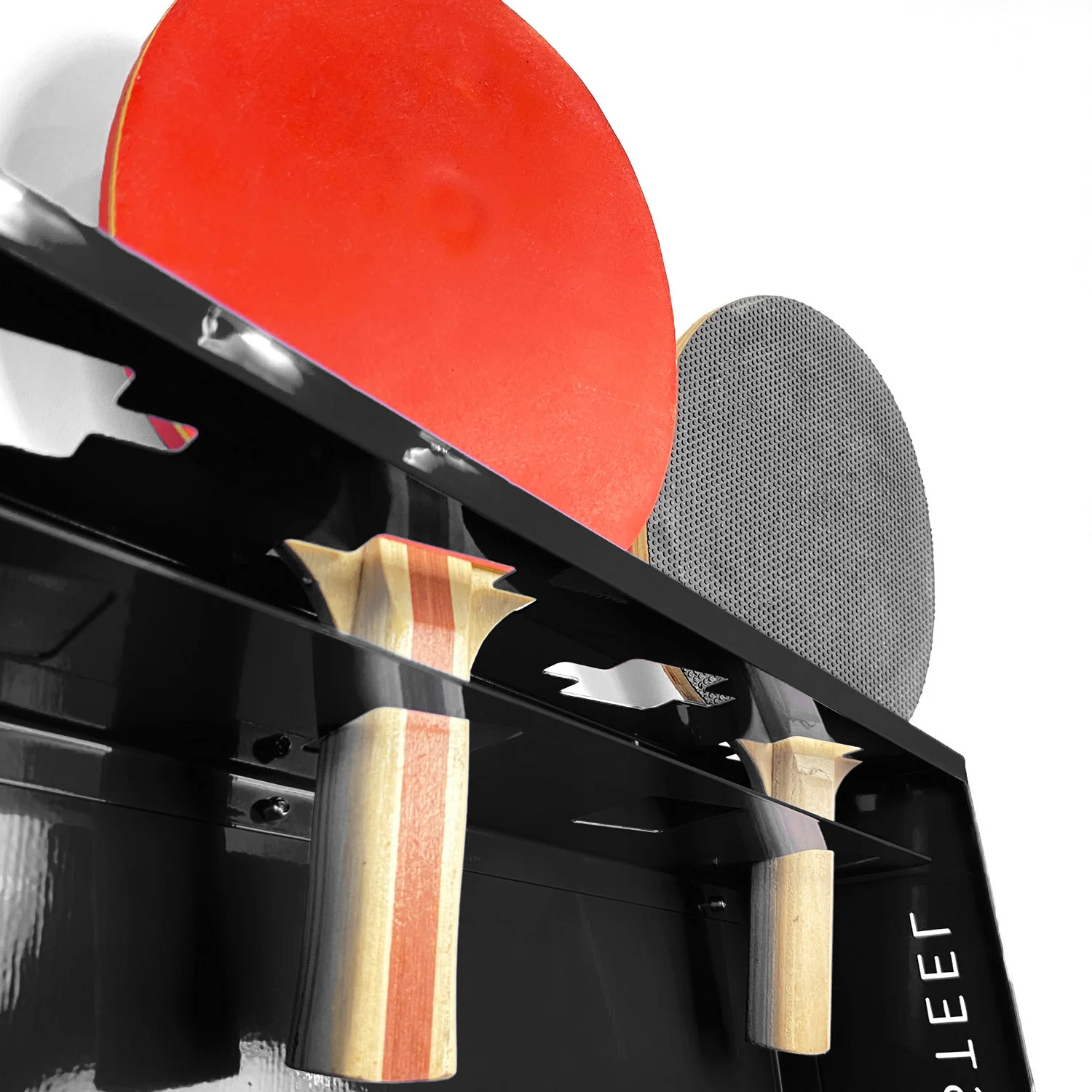 BlackSteel™ Ping Pong Ball Holder & Paddle Storage - Image 16
