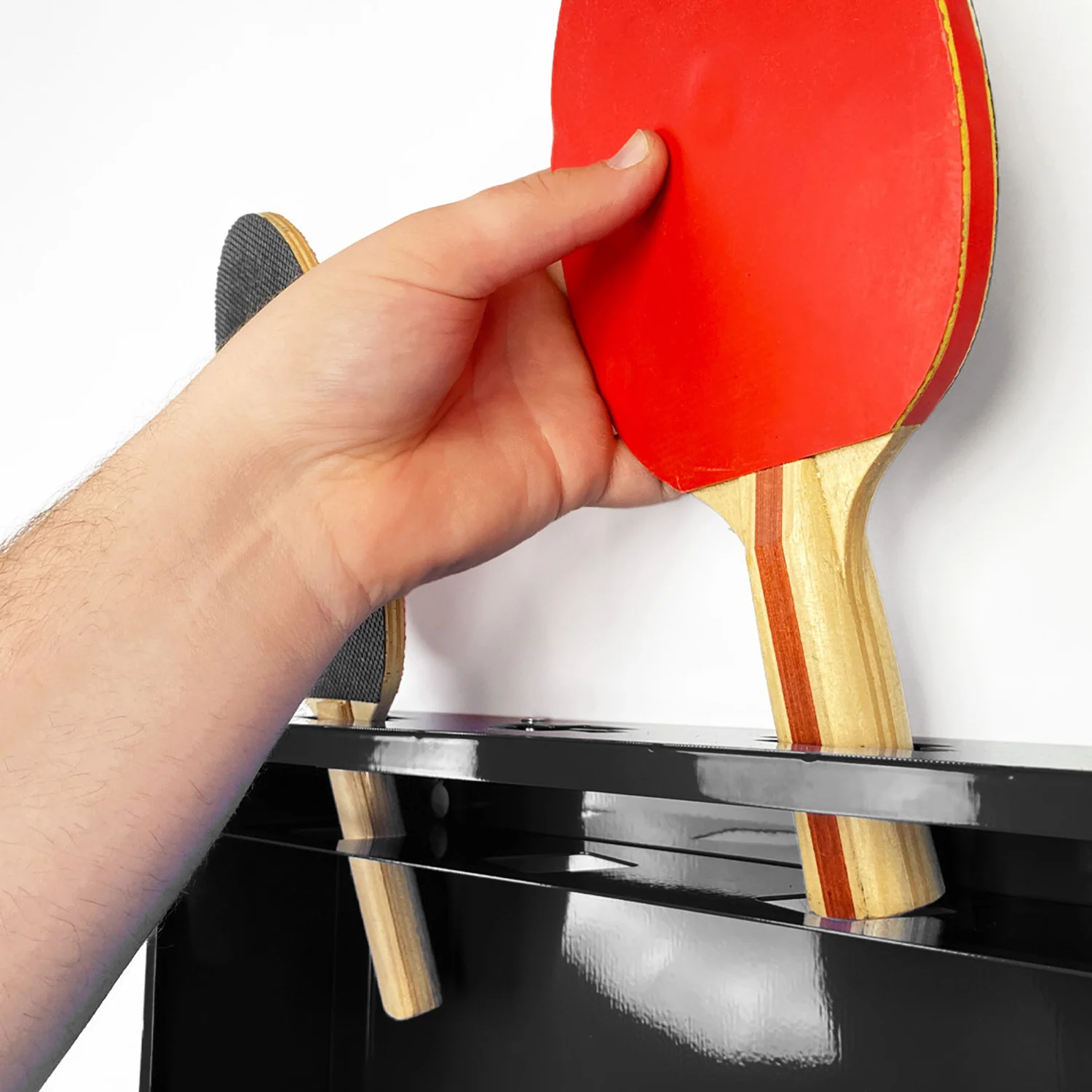 BlackSteel™ Ping Pong Ball Holder & Paddle Storage - Image 18