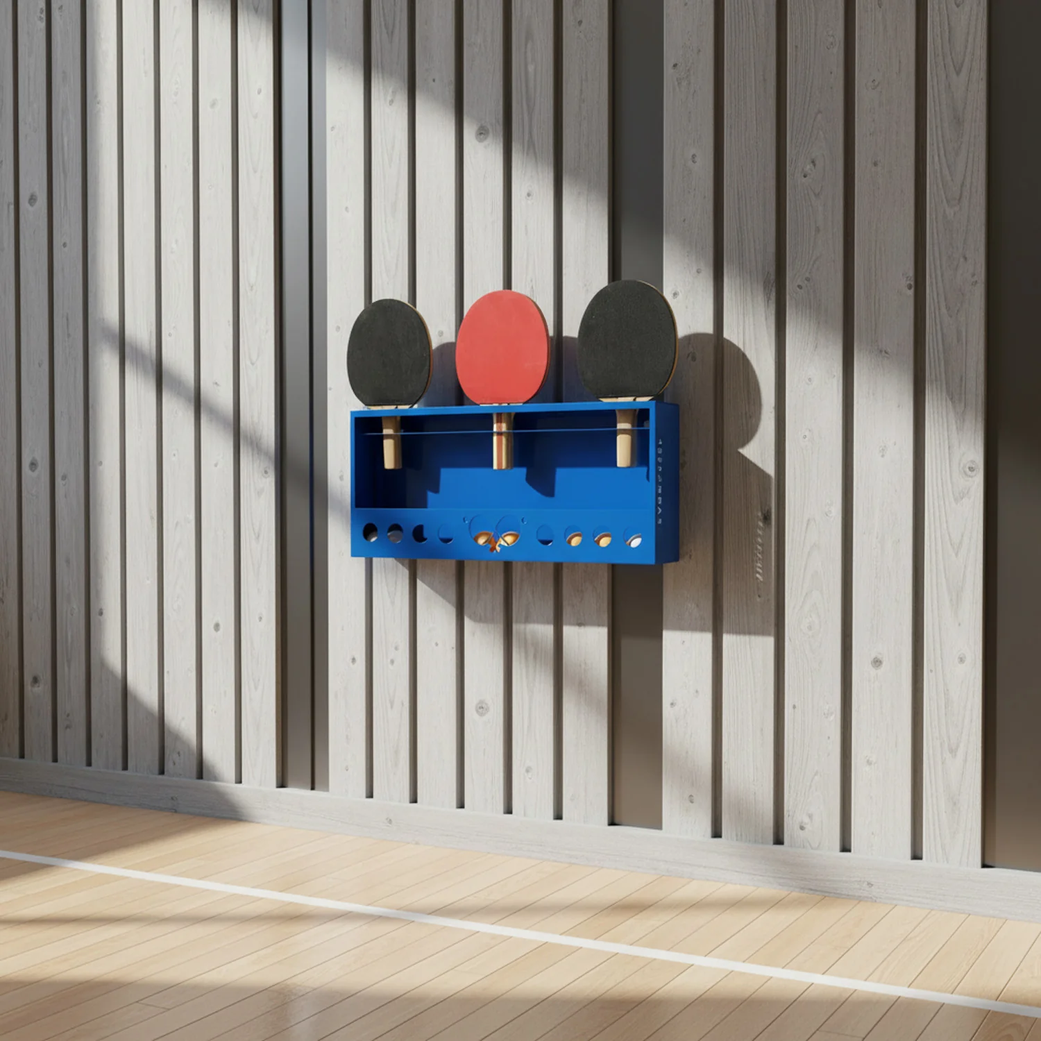 BlackSteel™ Ping Pong Ball Holder & Paddle Storage - Image 6