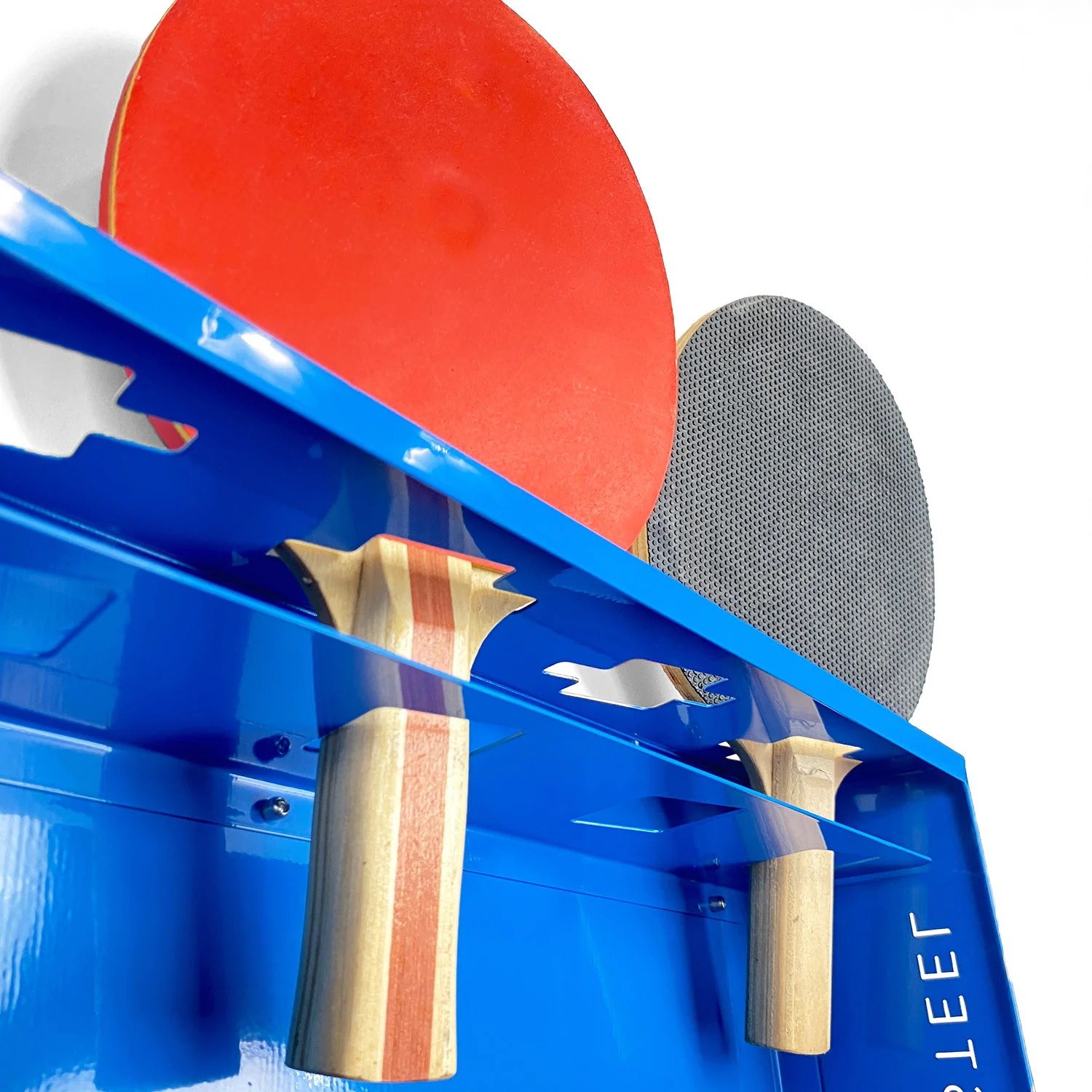 BlackSteel™ Ping Pong Ball Holder & Paddle Storage - Image 8