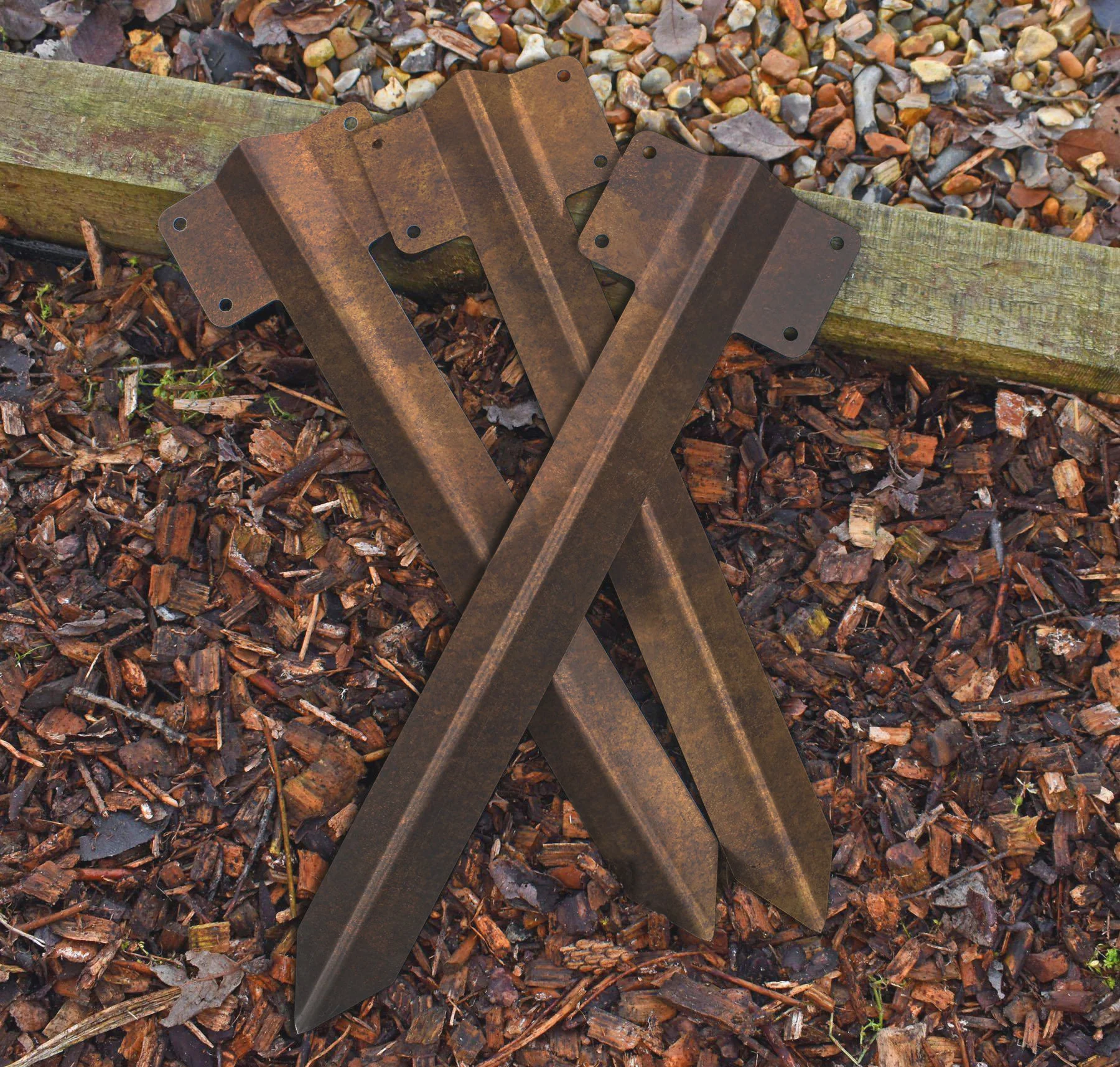 Straight Railway Sleeper Bracket with Stake - Image 39