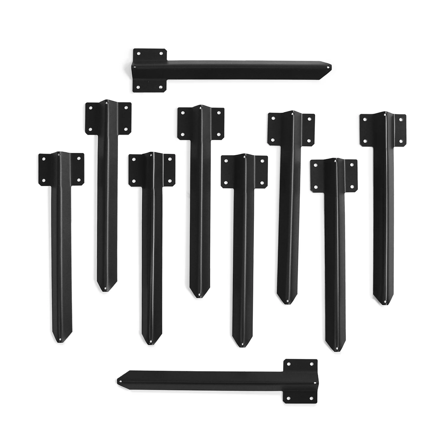 Straight Railway Sleeper Bracket with Stake - Image 43