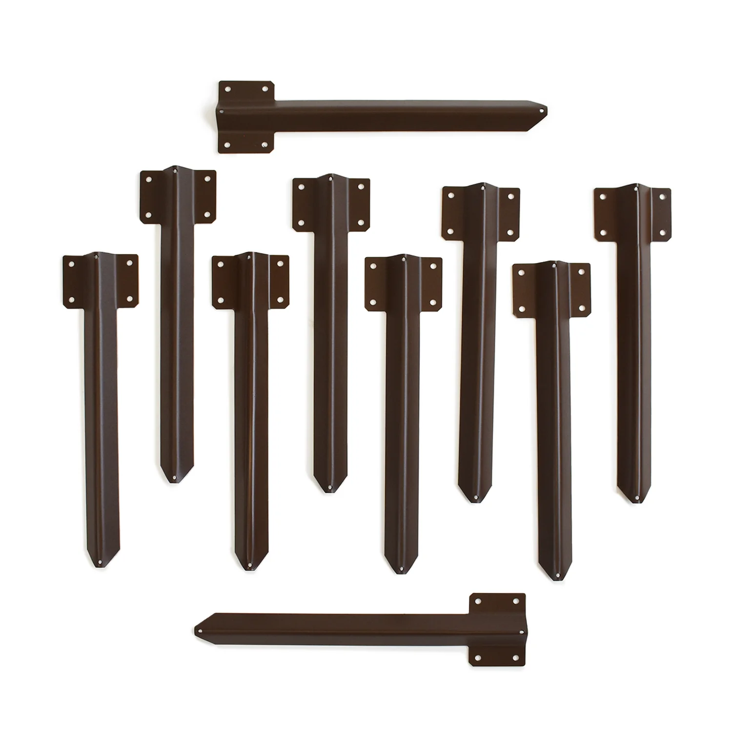 Straight Railway Sleeper Bracket with Stake - Image 44