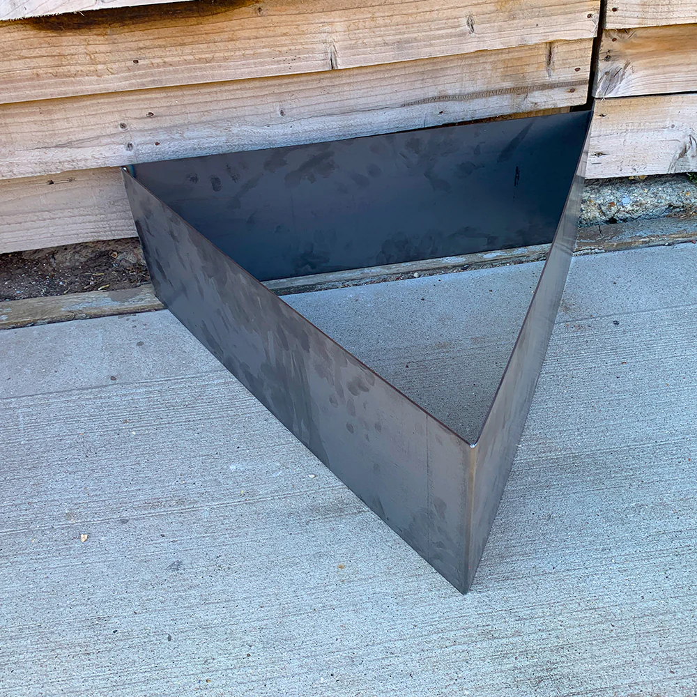 Bellamy Triangle Rustic Steel Planter - Image 10