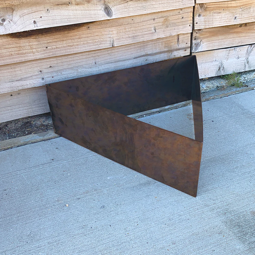Bellamy Triangle Rustic Steel Planter - Image 9