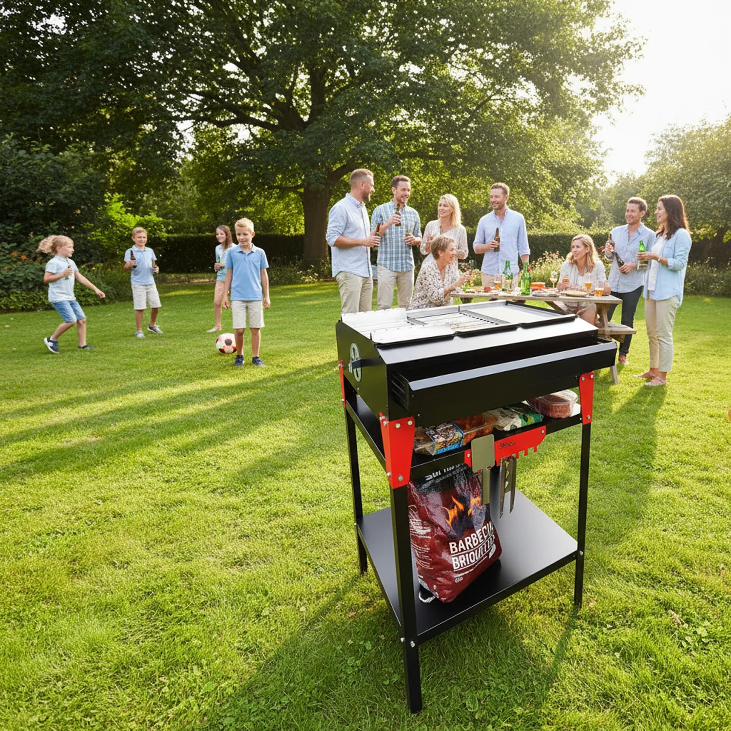 Volcann™ Magna American Style BBQ Table with Modular Grilltop - Image 11