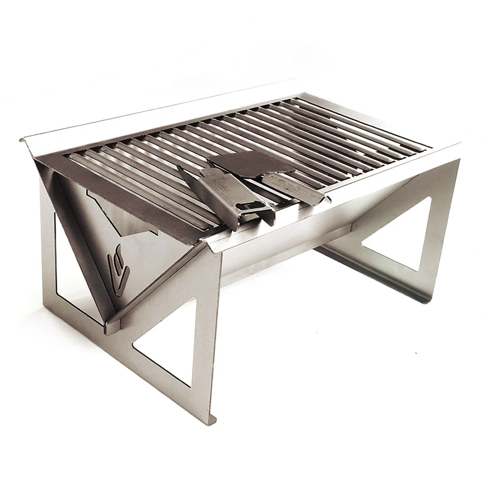 Volcann™ Flat-Pack Portable BBQ with Full Grill Top - Image 5
